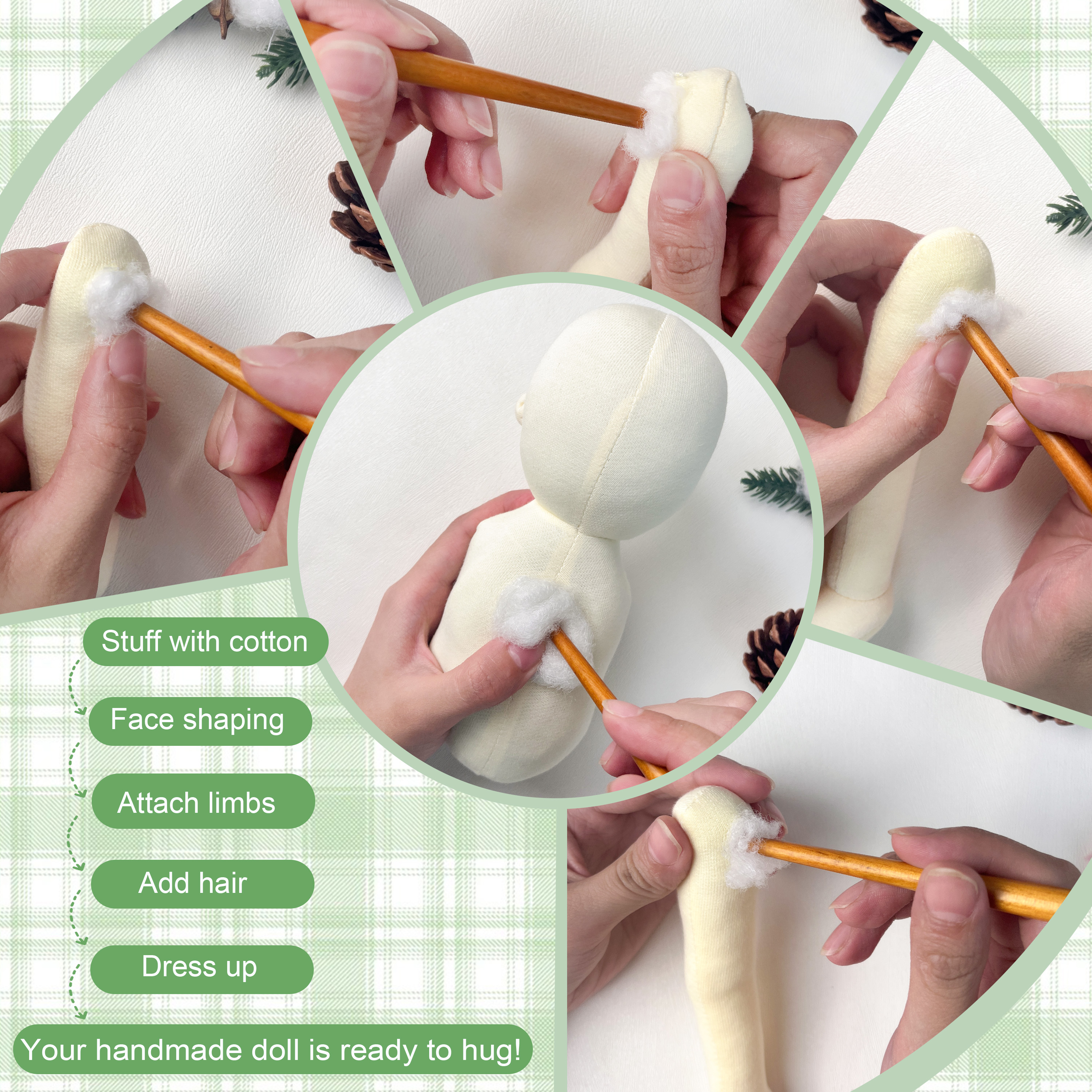 Charming Handmade Clothes for 12” Waldorf Dolls – Ideal for Special Gifts