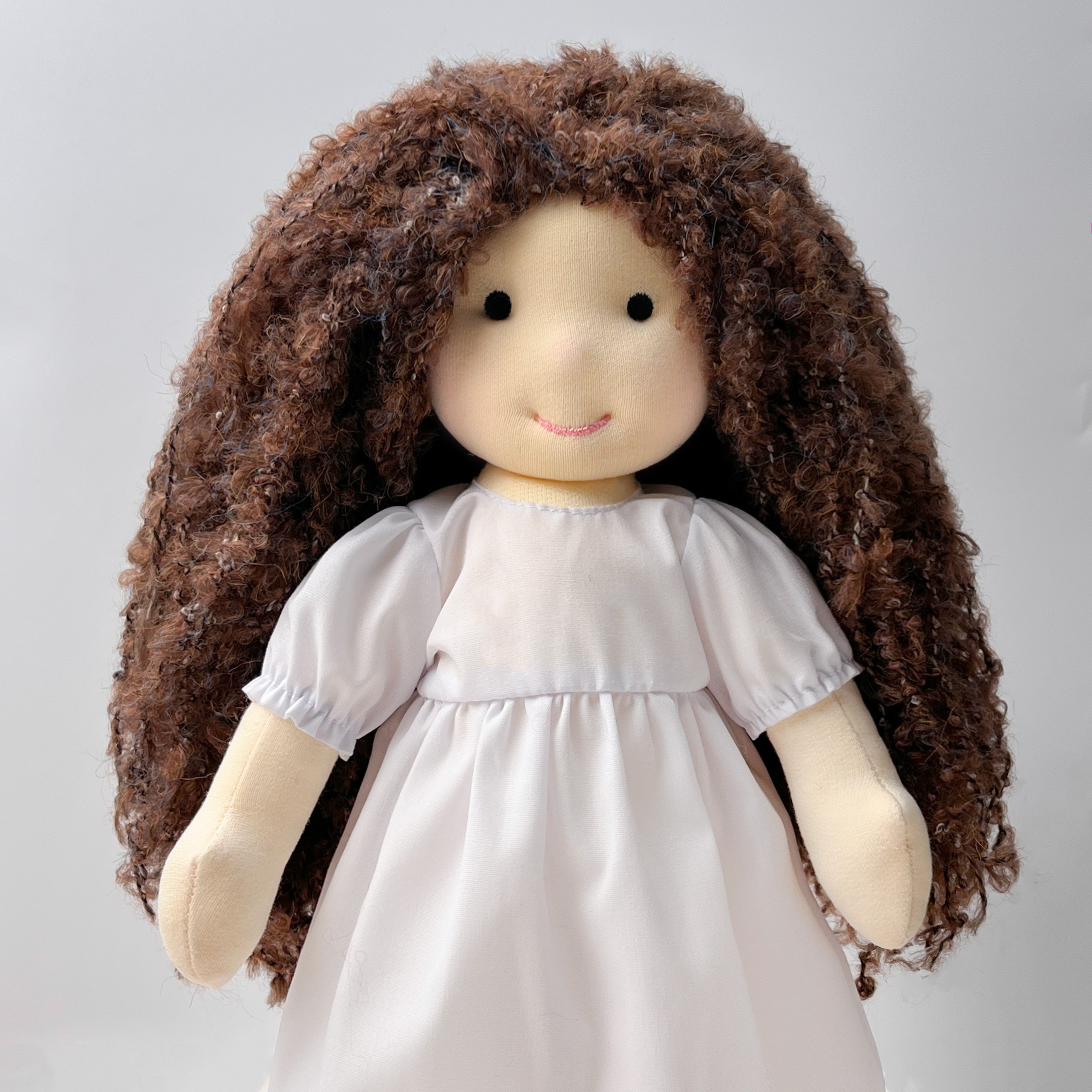 Doll hair-Dark brown