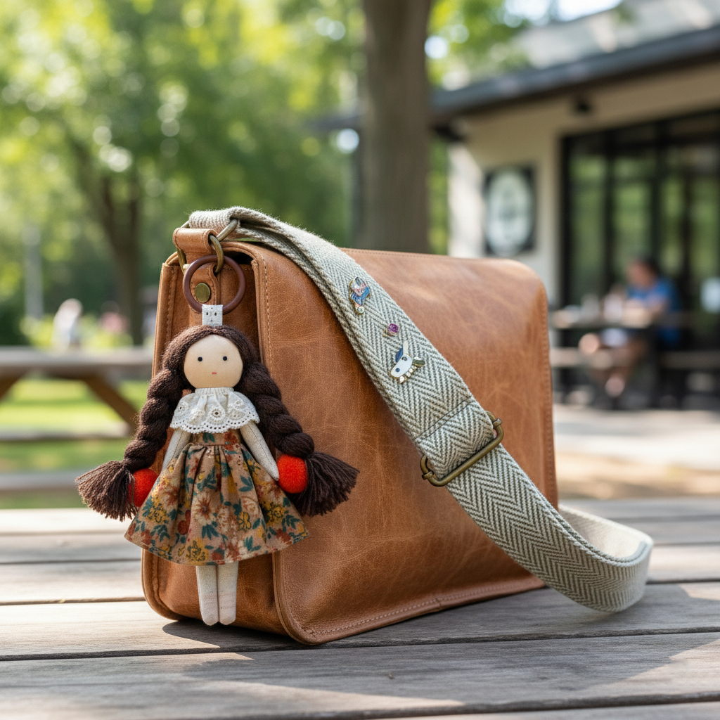 Handmade doll pendant