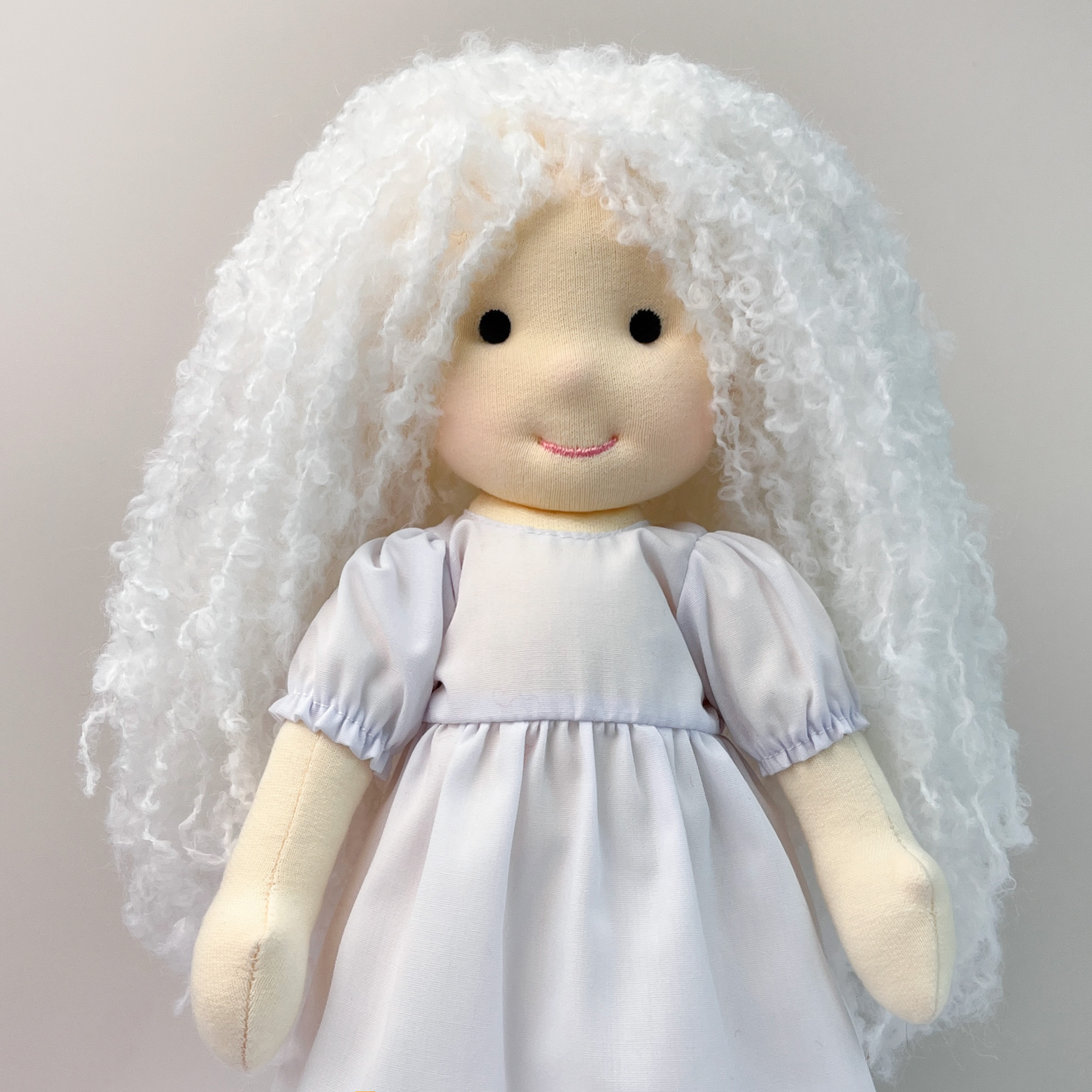 Doll hair-White