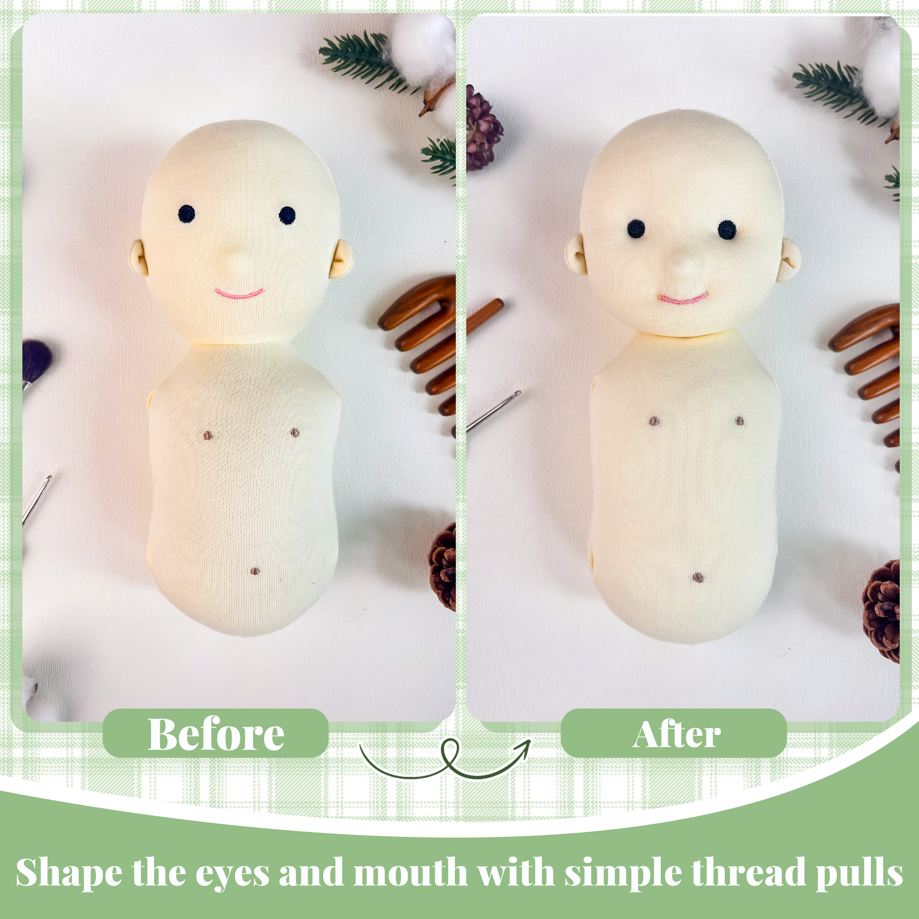 Charming Handmade Clothes for 12” Waldorf Dolls – Ideal for Special Gifts