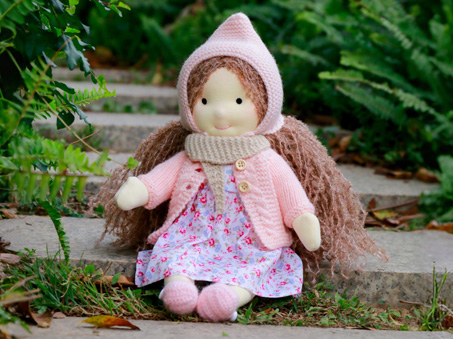 人形 BlissfulPixie Waldorf Doll - Hanne 12 Hanne