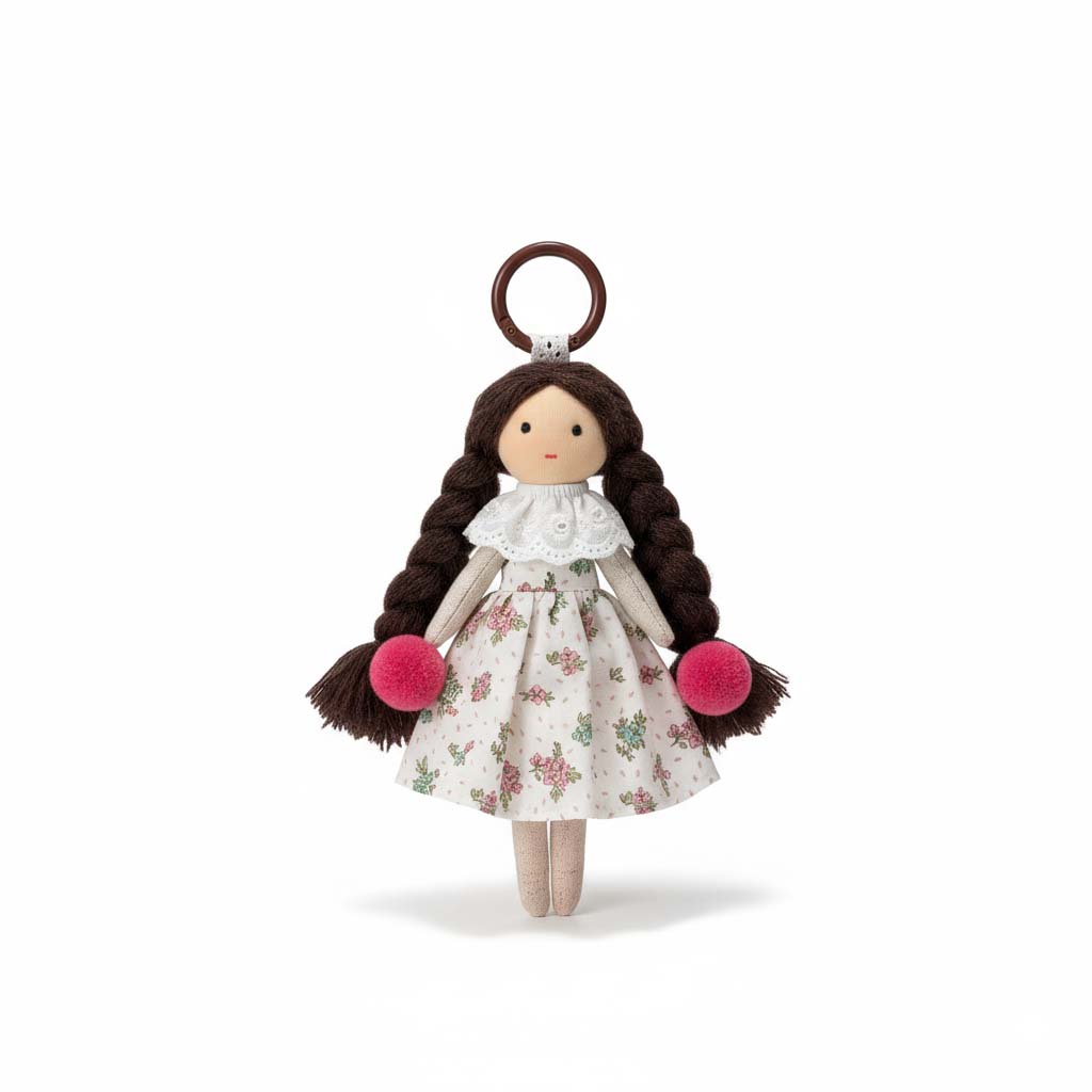 Handmade doll pendant