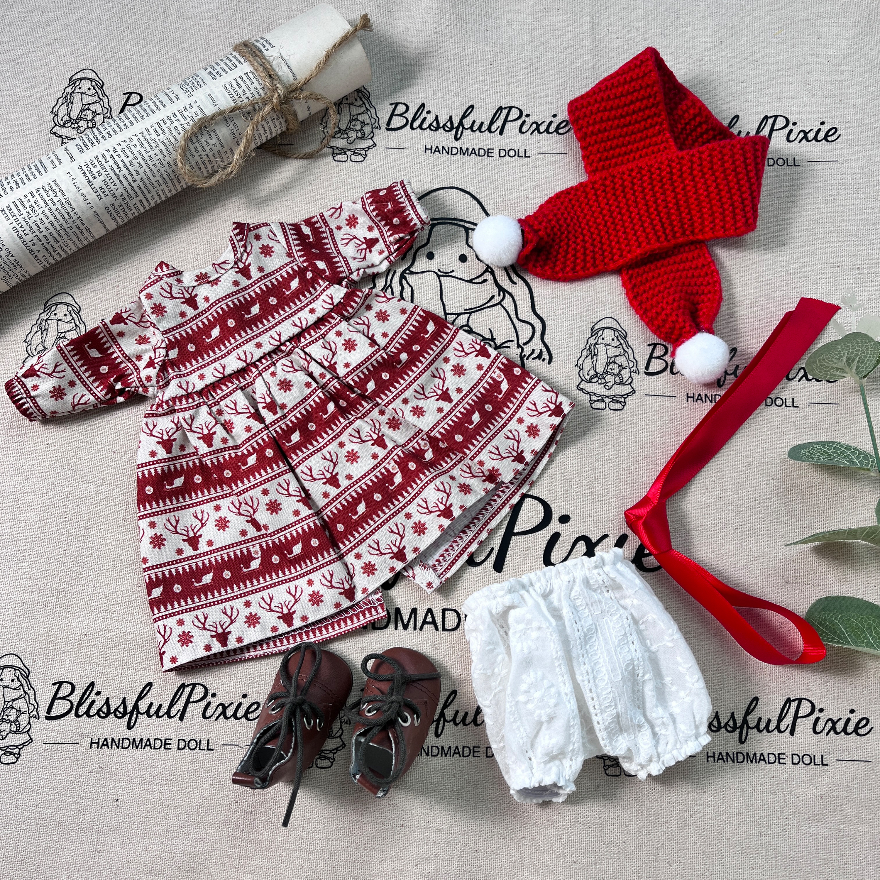 BlissfulPixie 12" Waldorf Handmade Doll-Skylar 