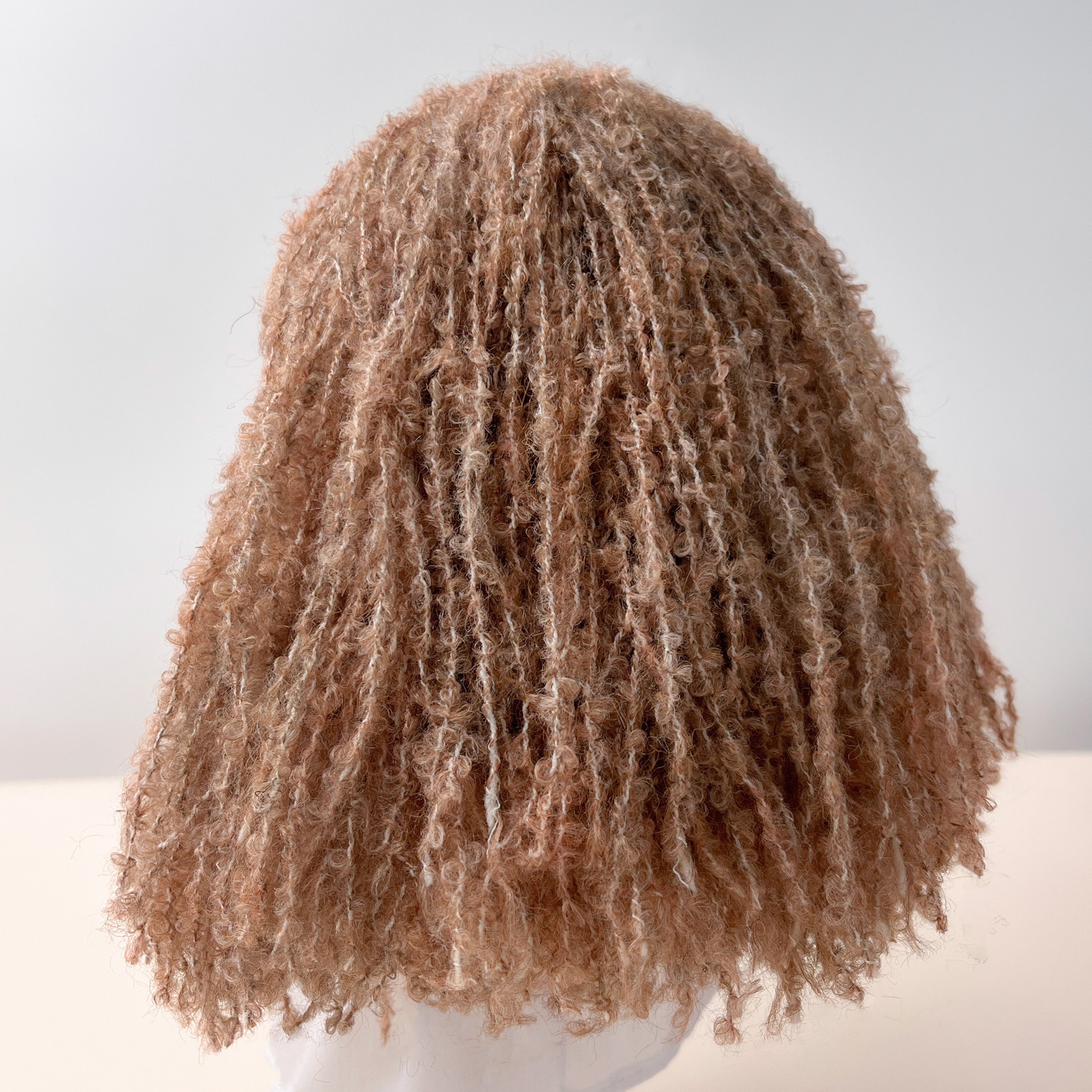 Doll hair-light brown