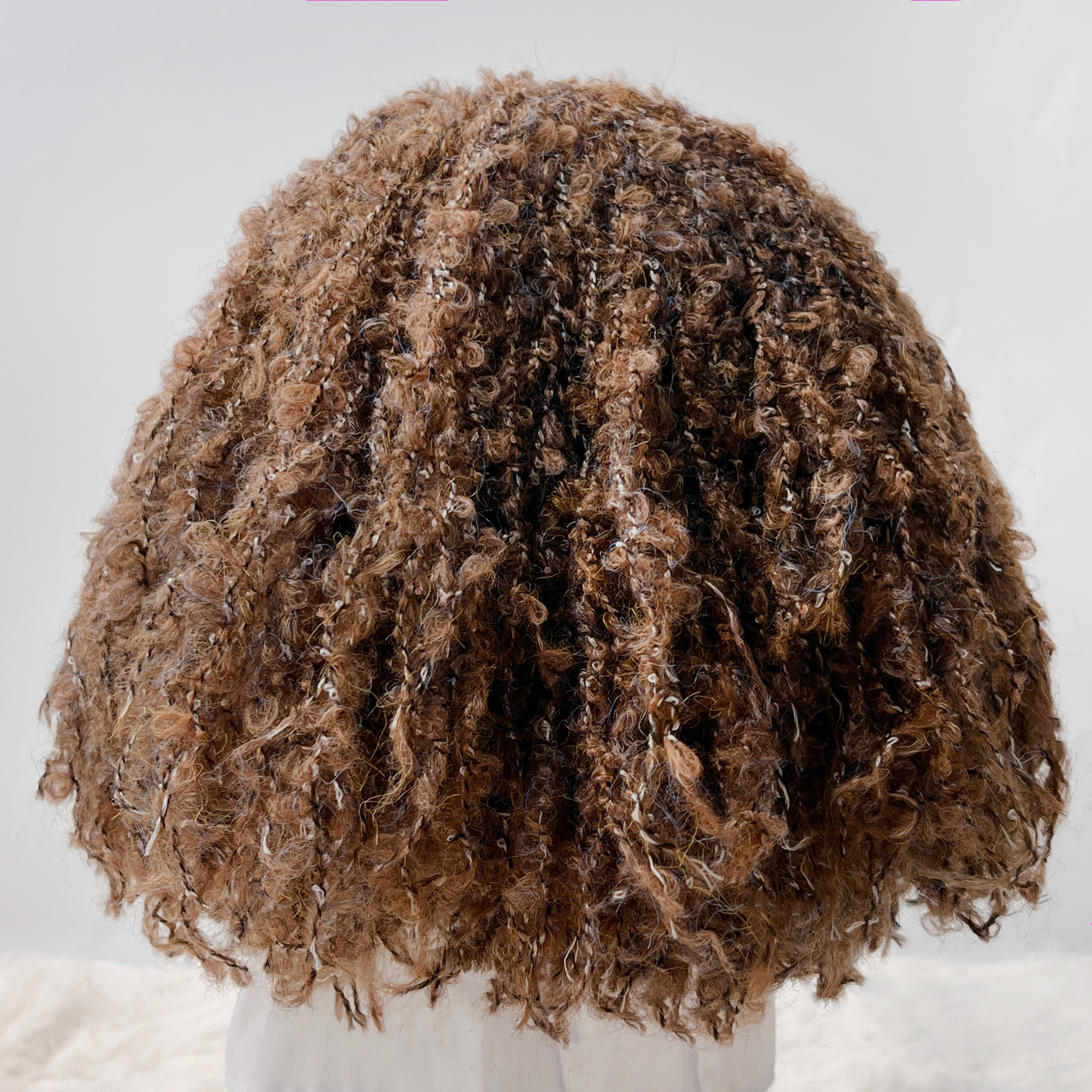 Doll hair-Dark brown