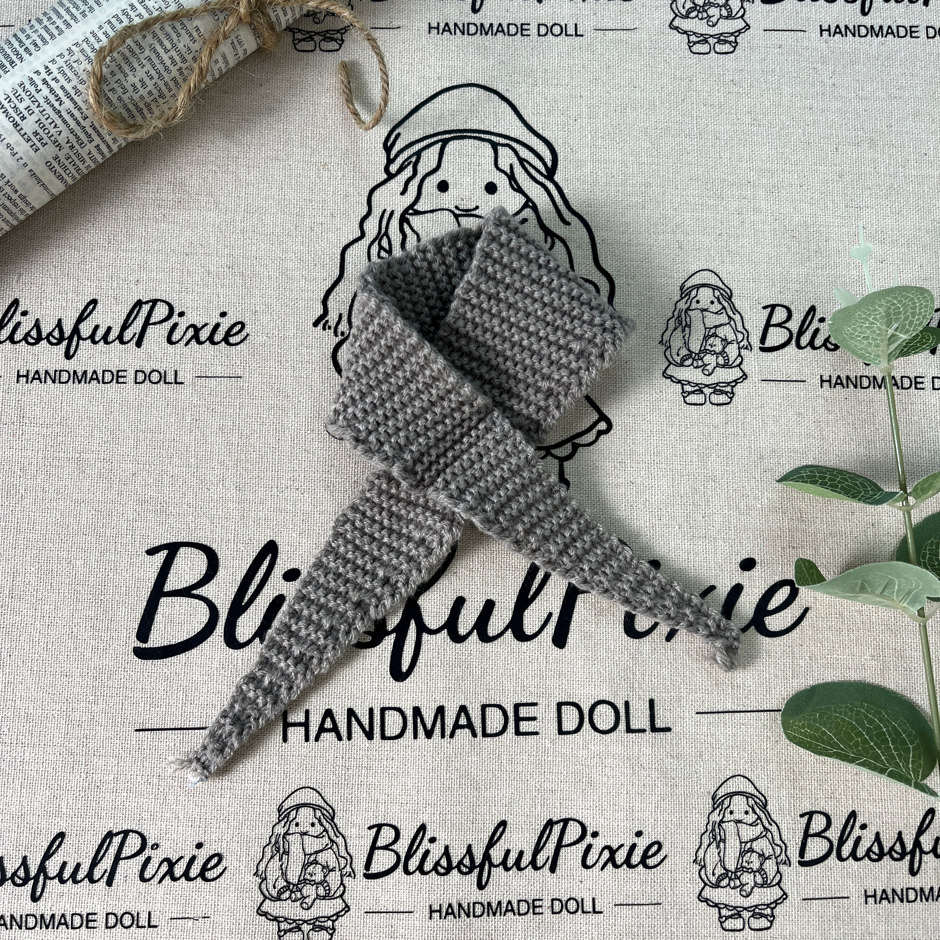 BlissfulPixie 12" Waldorf Handmade Doll Clothing Set Baby Girl Clothes Washable