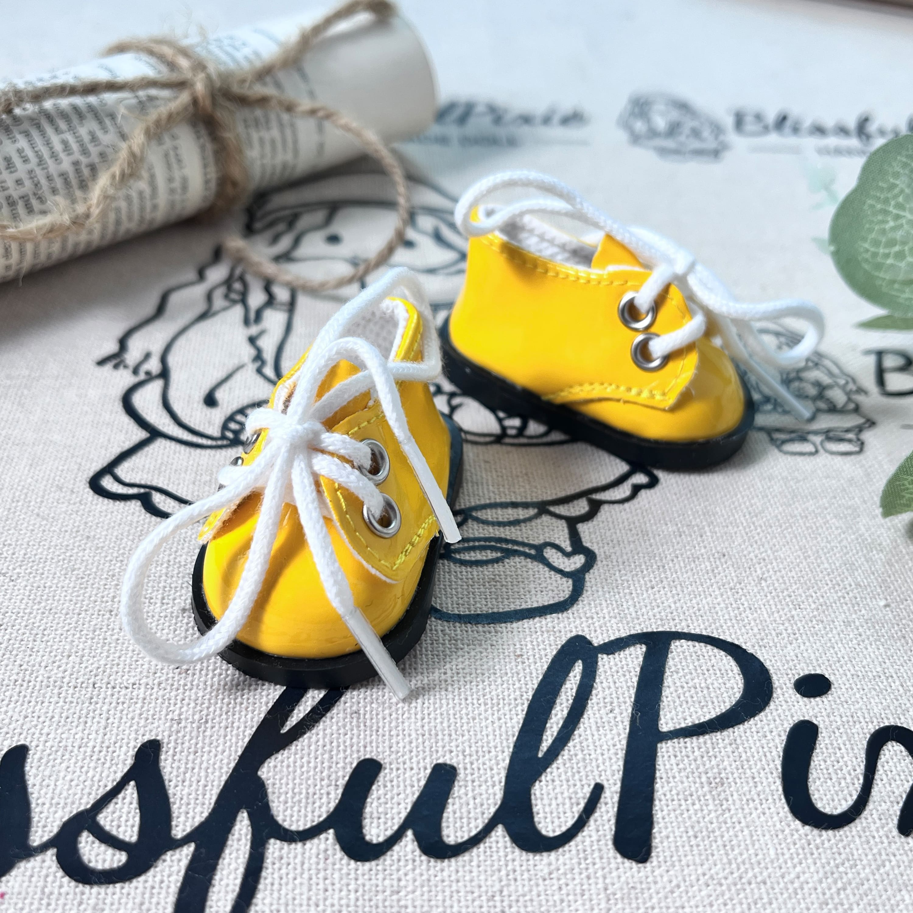 BlissfulPixie 12" Waldorf Handmade Doll Clothing Set Baby Girl Clothes Washable