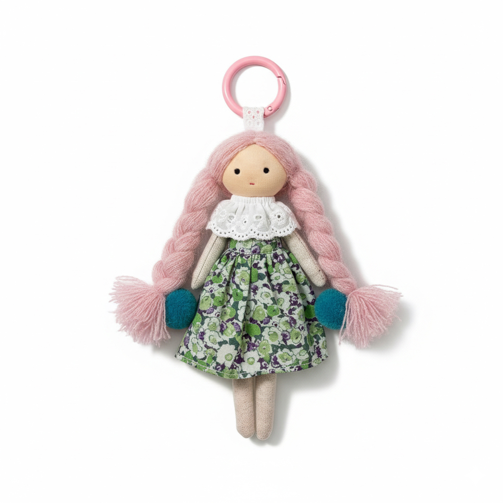 Handmade doll pendant
