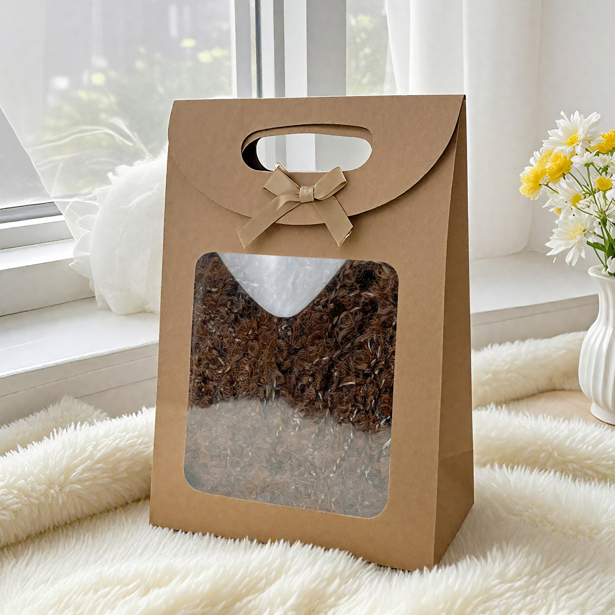 Doll hair-Dark brown