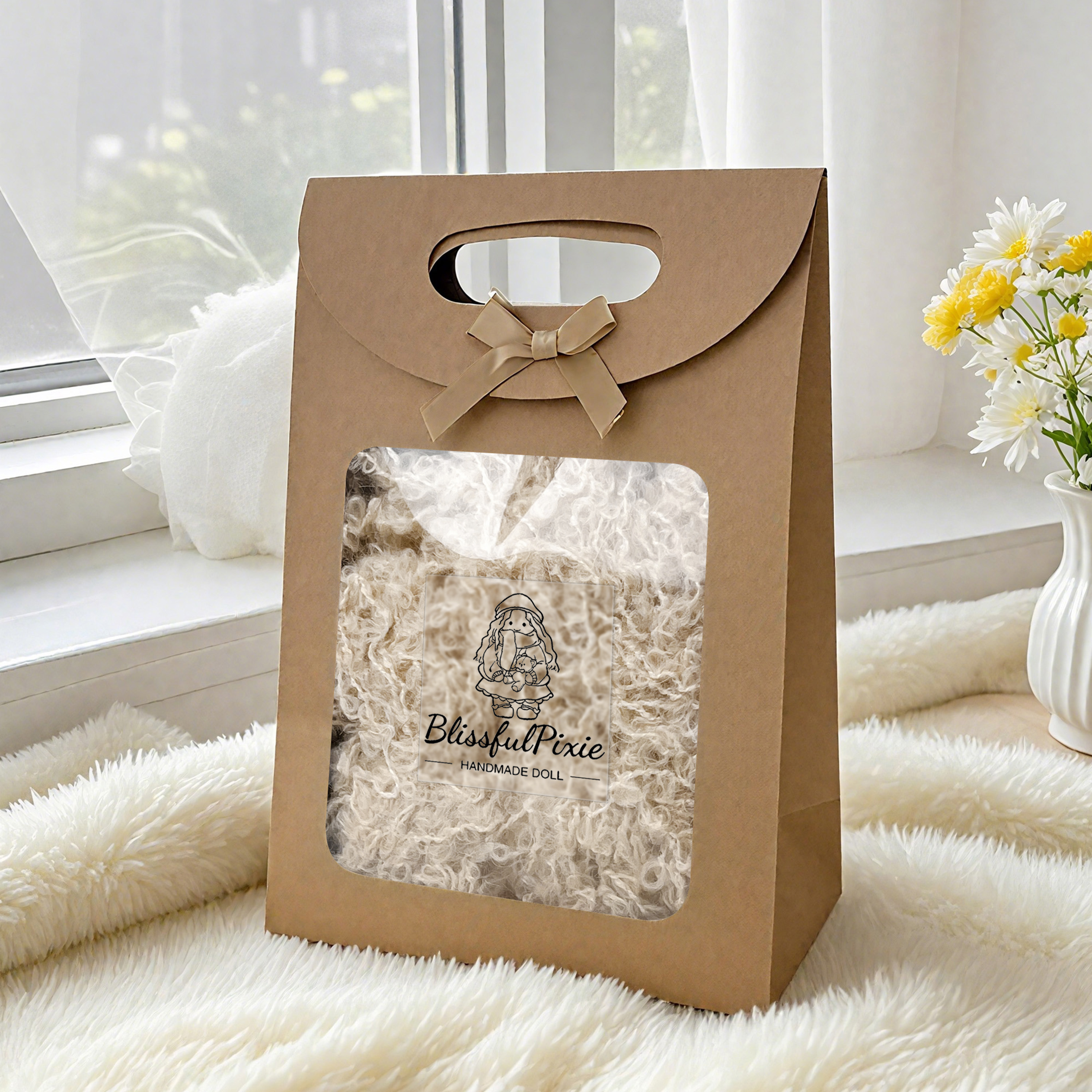 Doll hair-beige gray