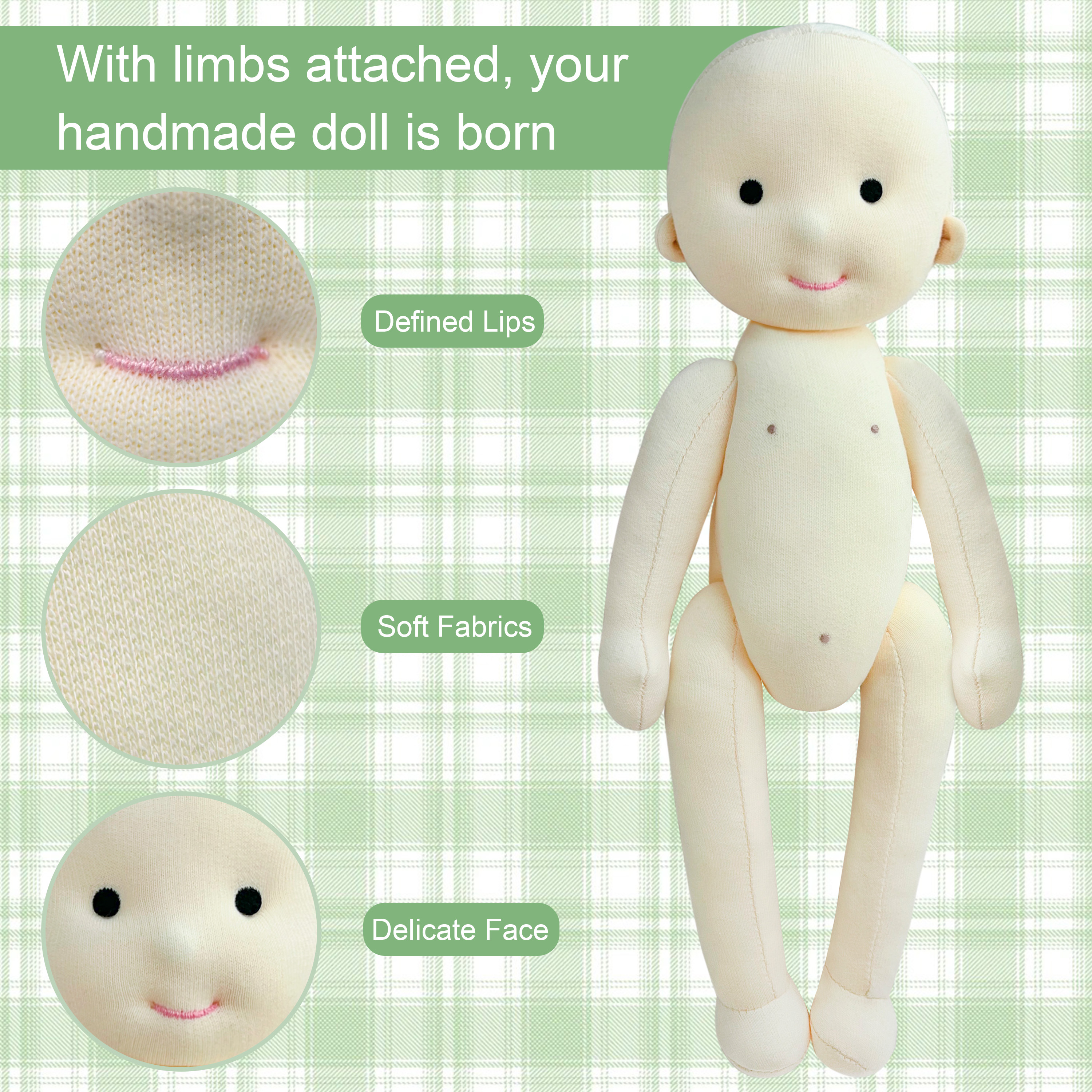 Charming Handmade Clothes for 12” Waldorf Dolls – Ideal for Special Gifts