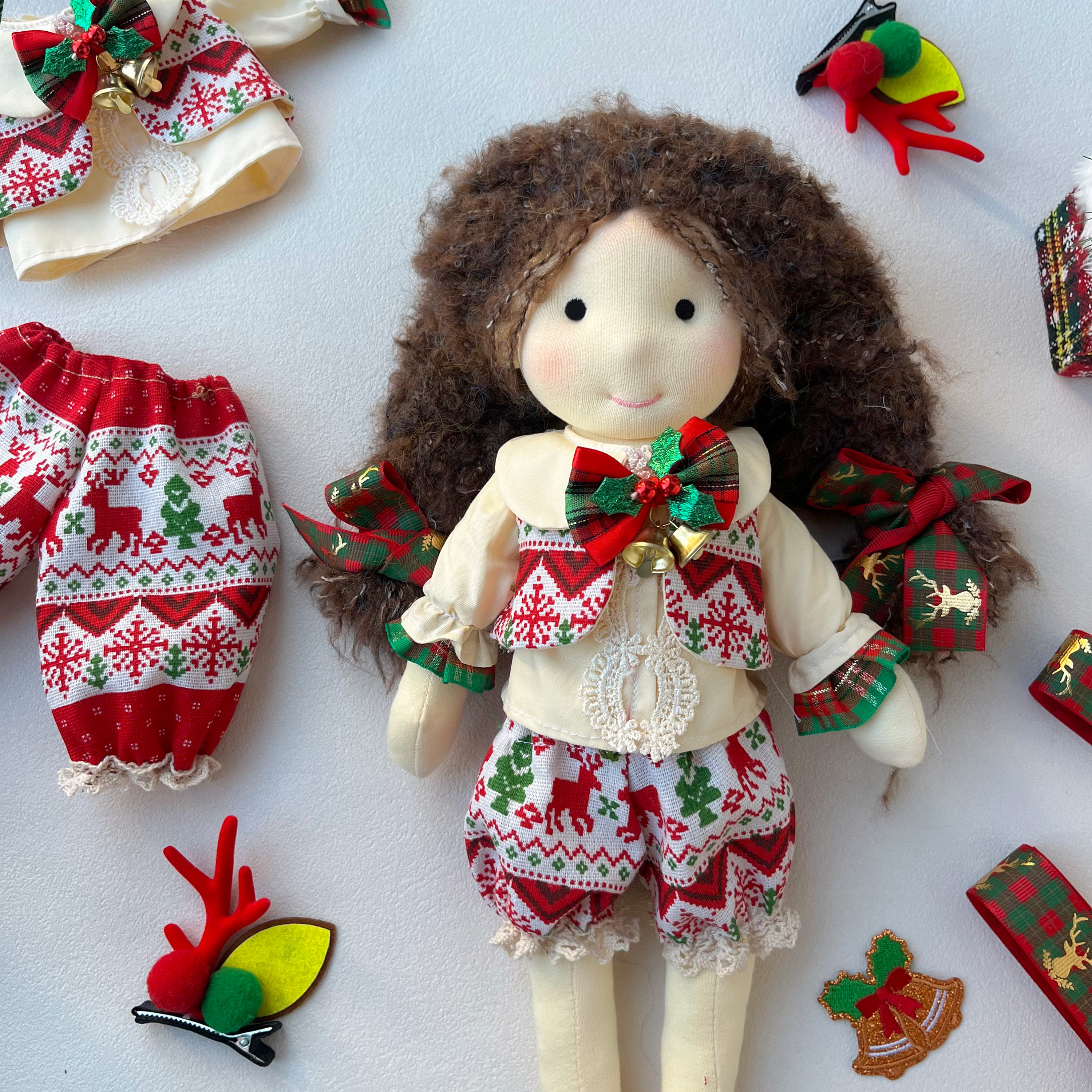 Christmas DIY Doll Outfit Kit