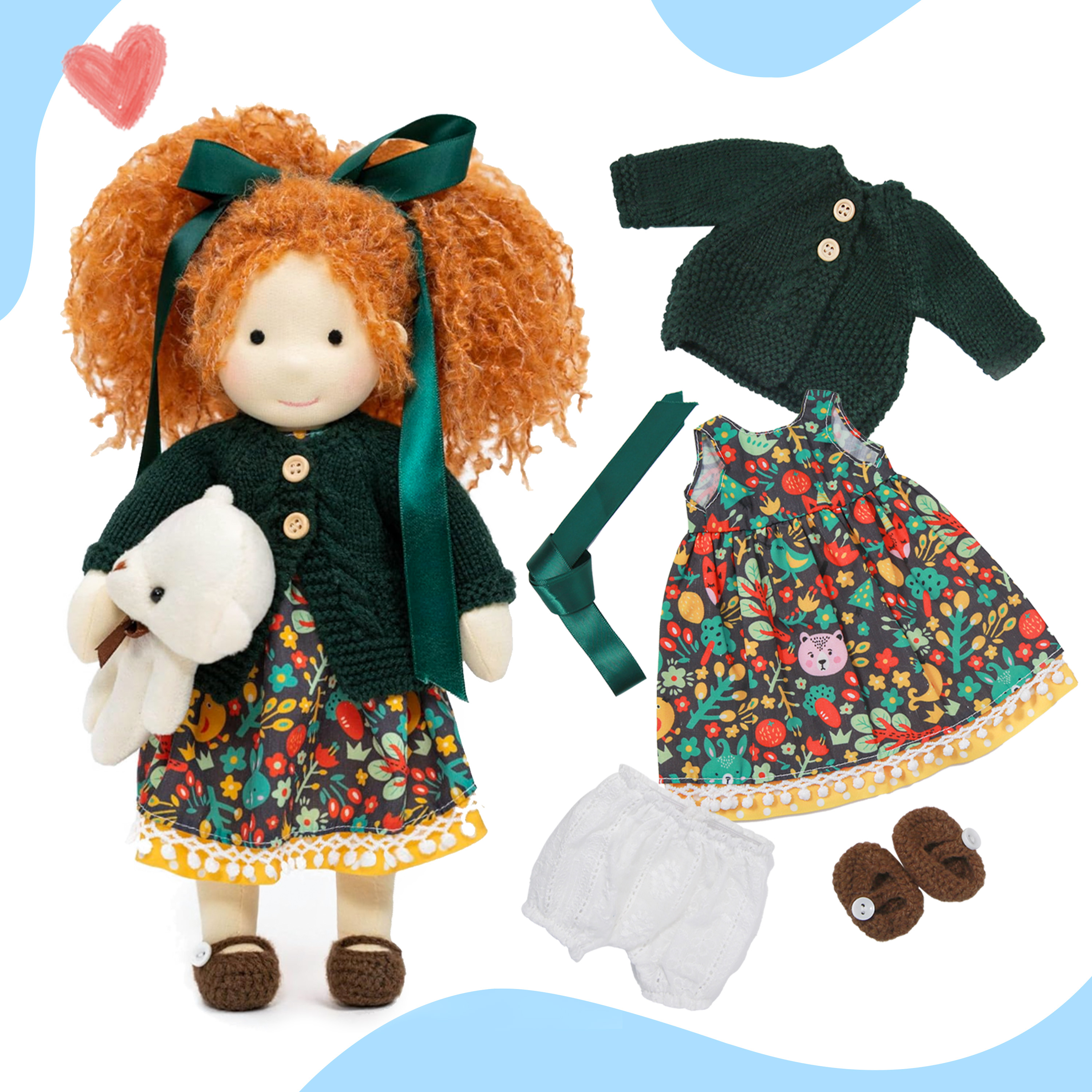 BlissfulPixie Handmade Waldorf Doll