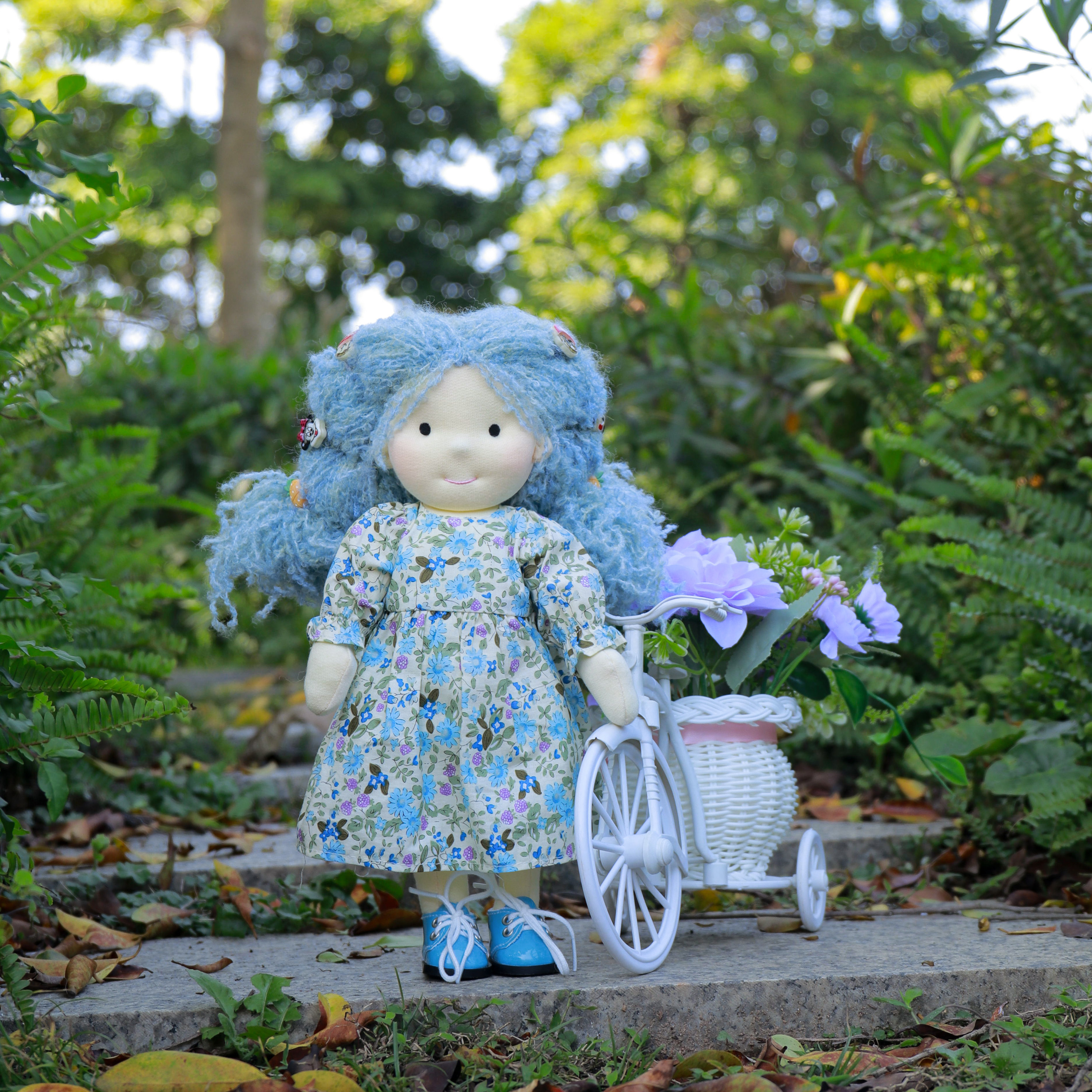 BlissfulPixie 12" Waldorf Handmade Doll-Coco 