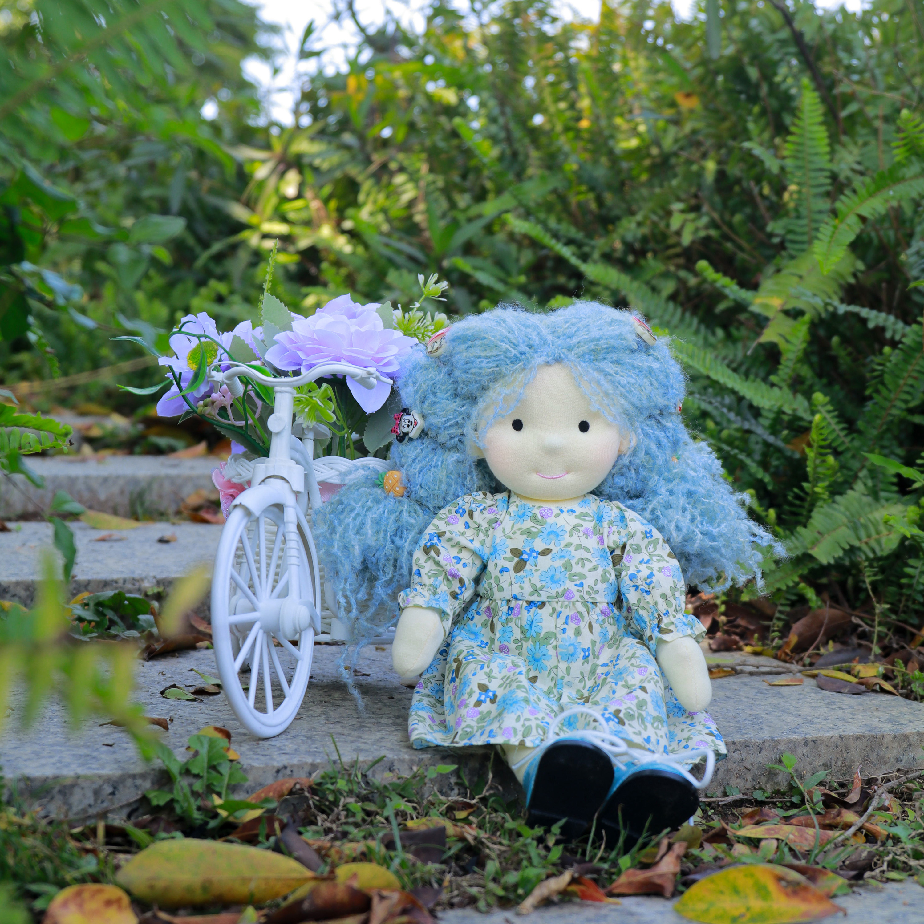 BlissfulPixie 12" Waldorf Handmade Doll-Coco 