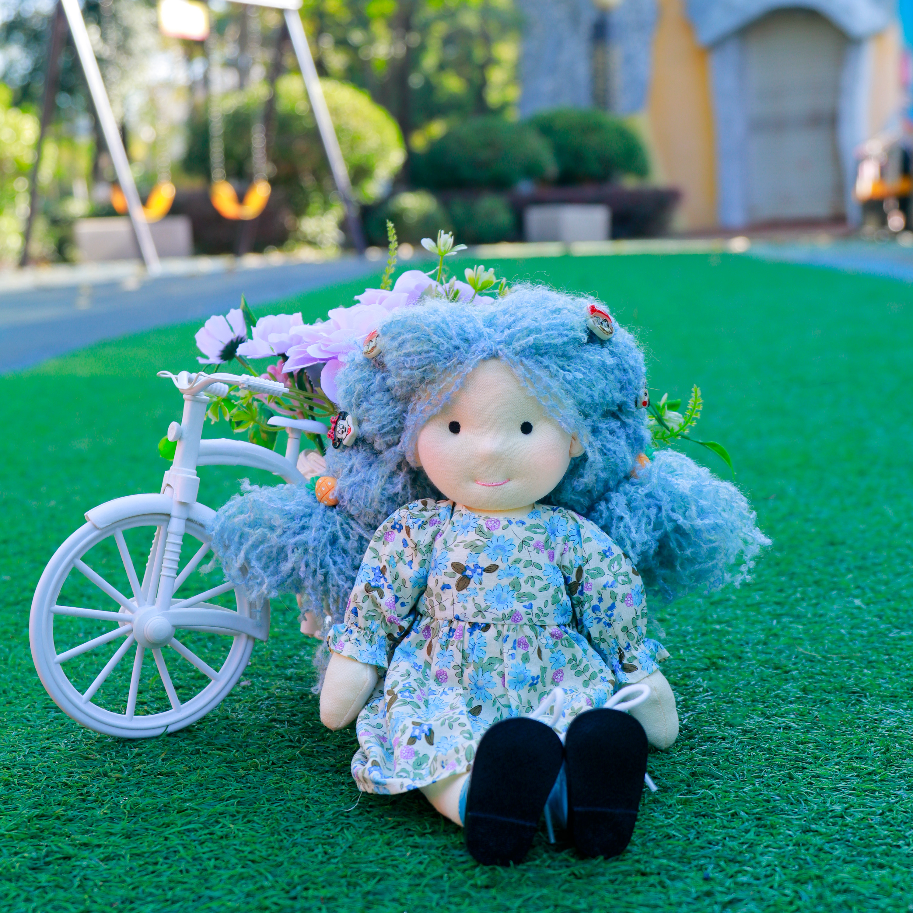 BlissfulPixie 12" Waldorf Handmade Doll-Coco 