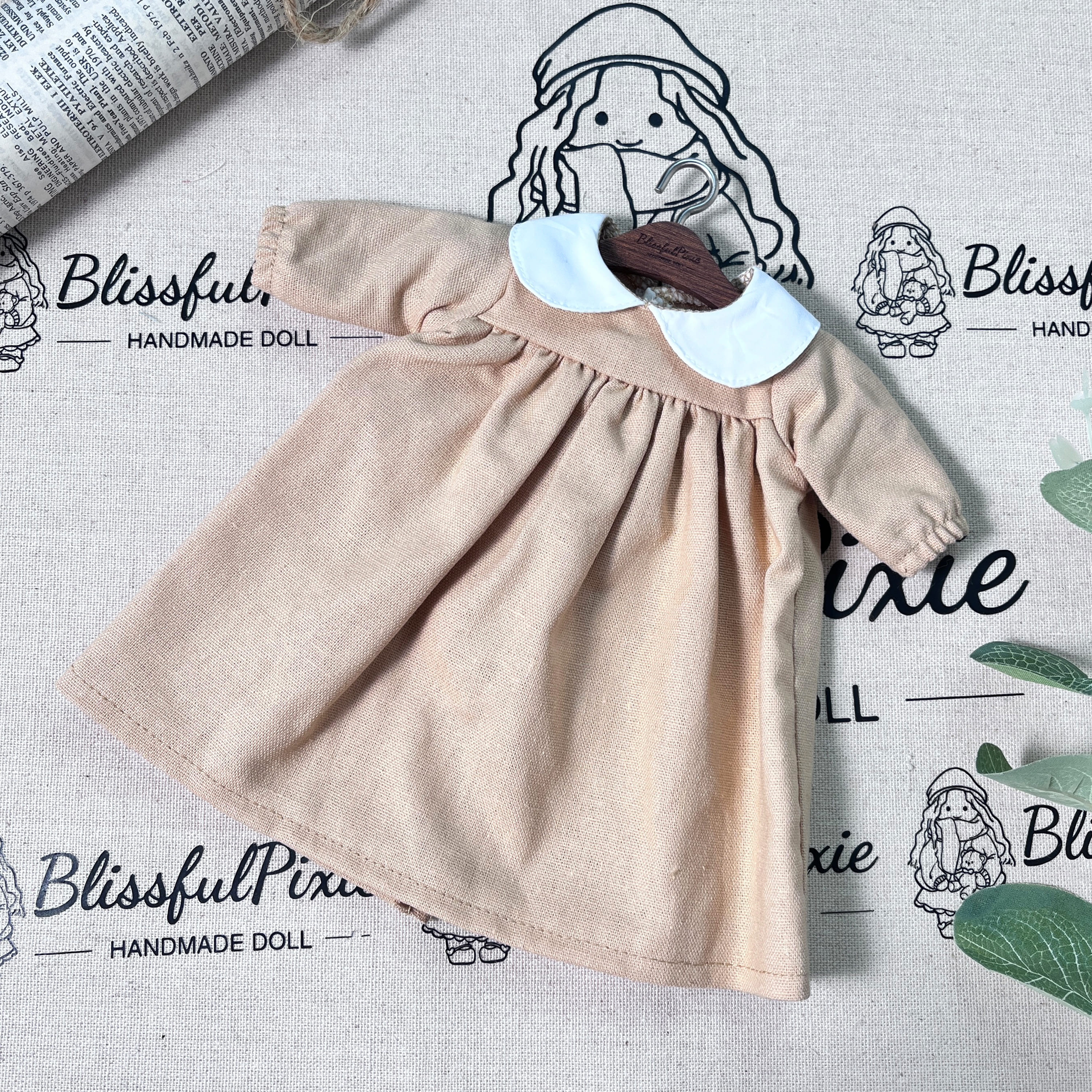 Doll Clothing Set, Includ Printed Dresses, Coats, Shoes, hats And Other Accessories, Handmade Washable Suitable For 12-inch Dolls