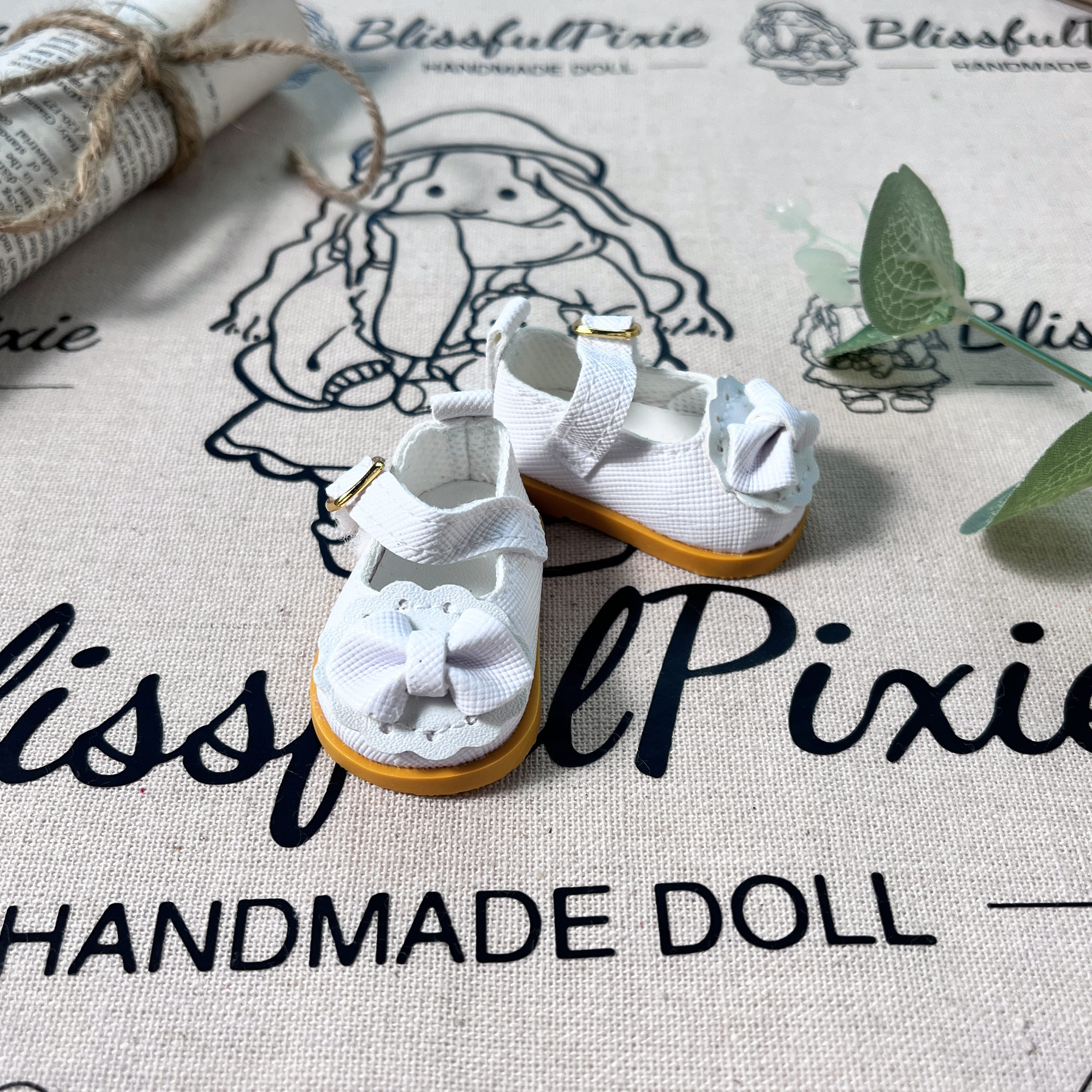 BlissfulPixie 12" Waldorf Handmade Doll Clothing Set Baby Girl Clothes Washable