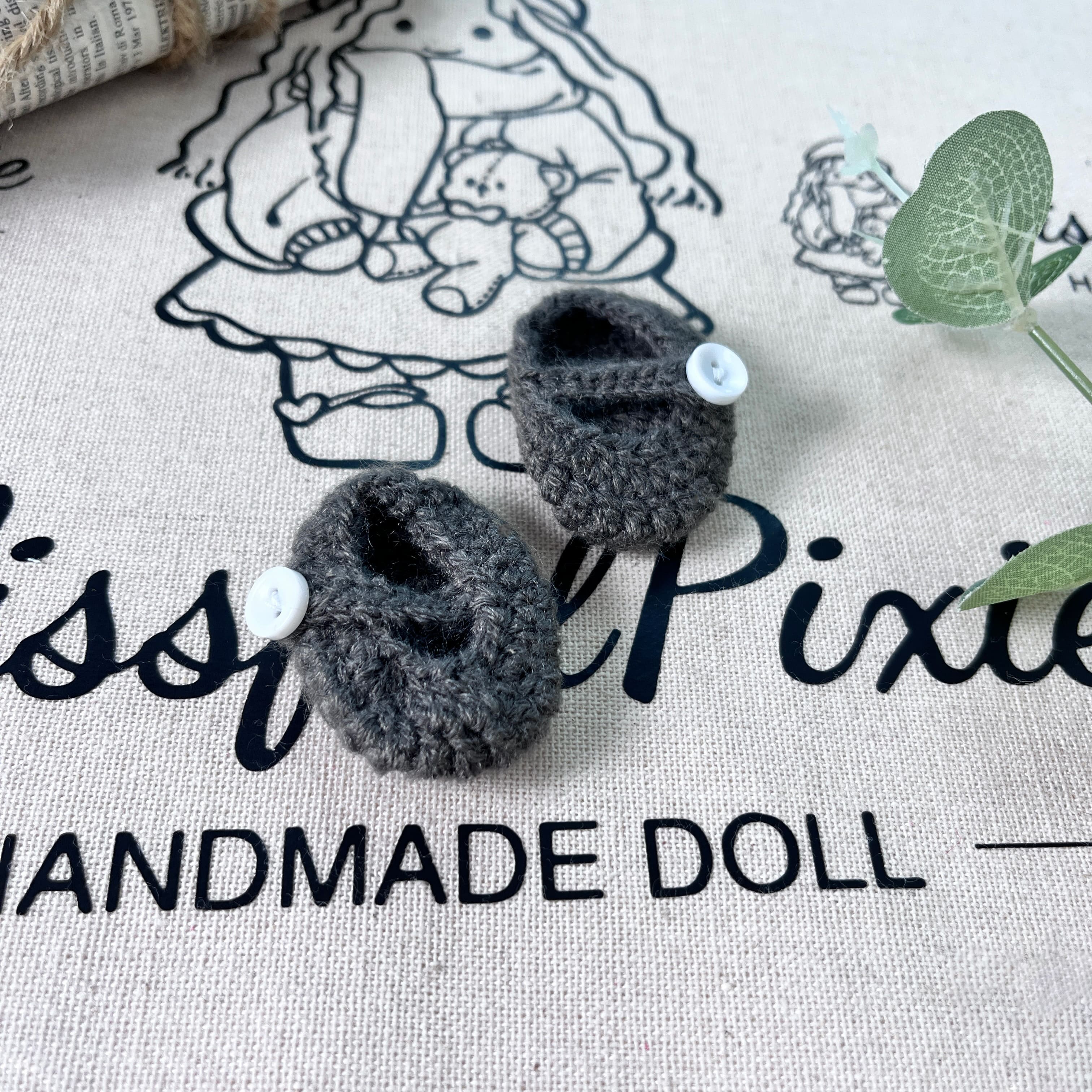 BlissfulPixie 12" Waldorf Handmade Doll Clothing Set Baby Girl Clothes Washable