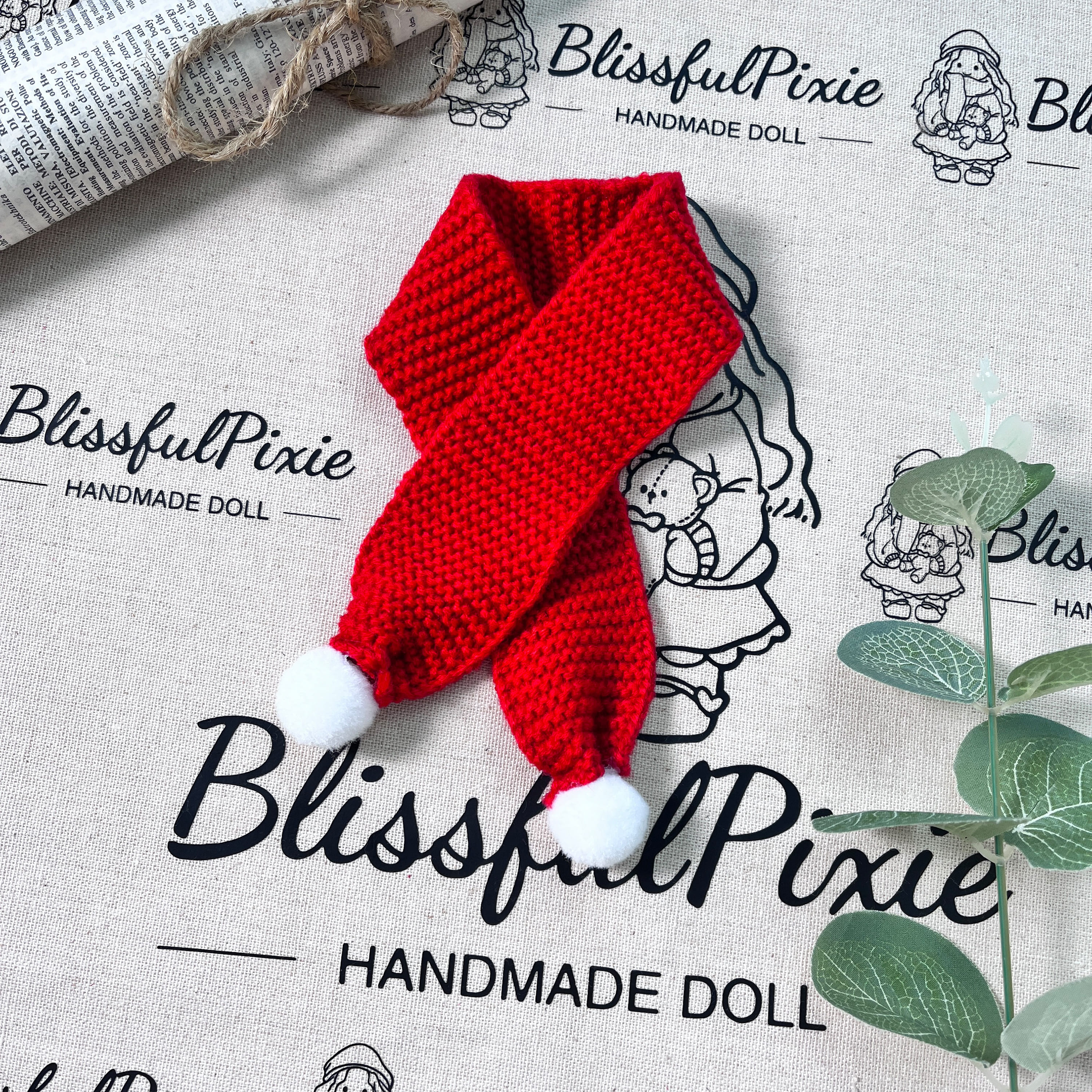 BlissfulPixie 12" Waldorf Handmade Doll Clothing Set Baby Girl Clothes Washable