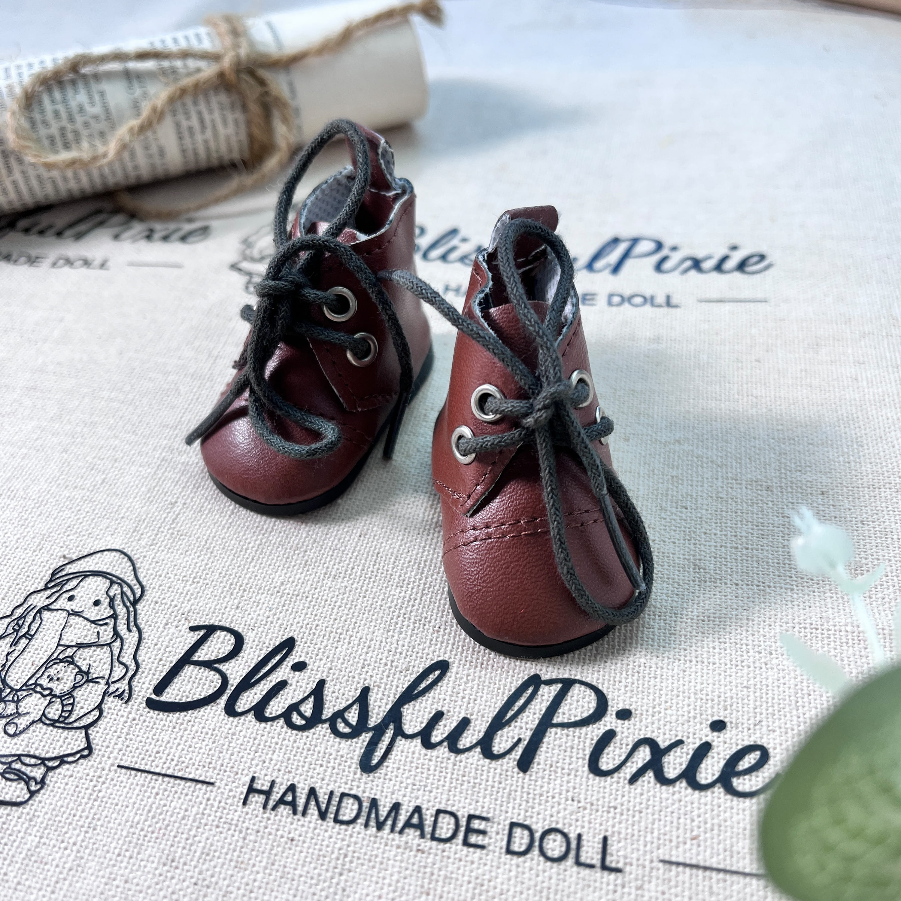 BlissfulPixie 12" Waldorf Handmade Doll Clothing Set Baby Girl Clothes Washable