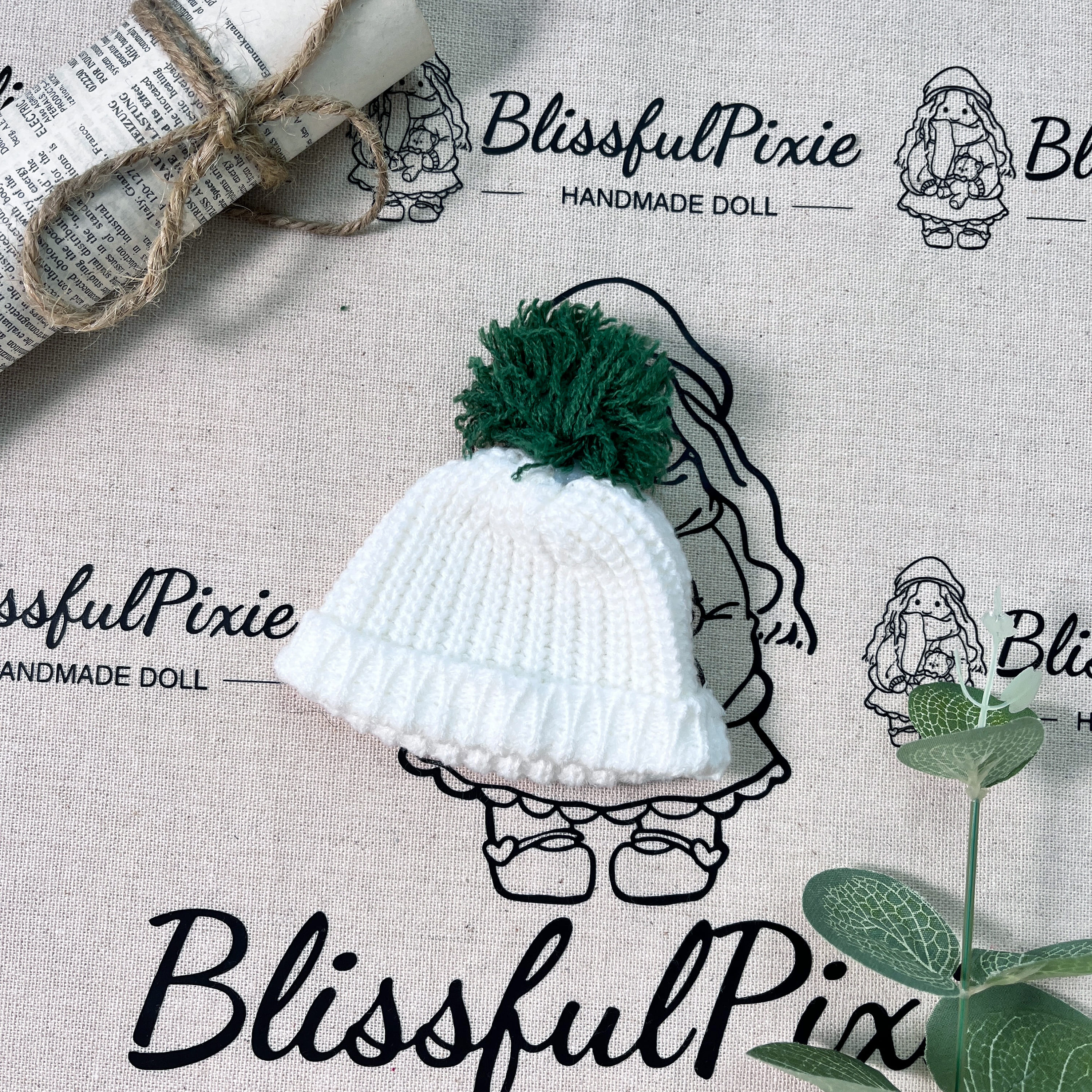 BlissfulPixie 12" Waldorf Handmade Doll Clothing Set Baby Girl Clothes Washable