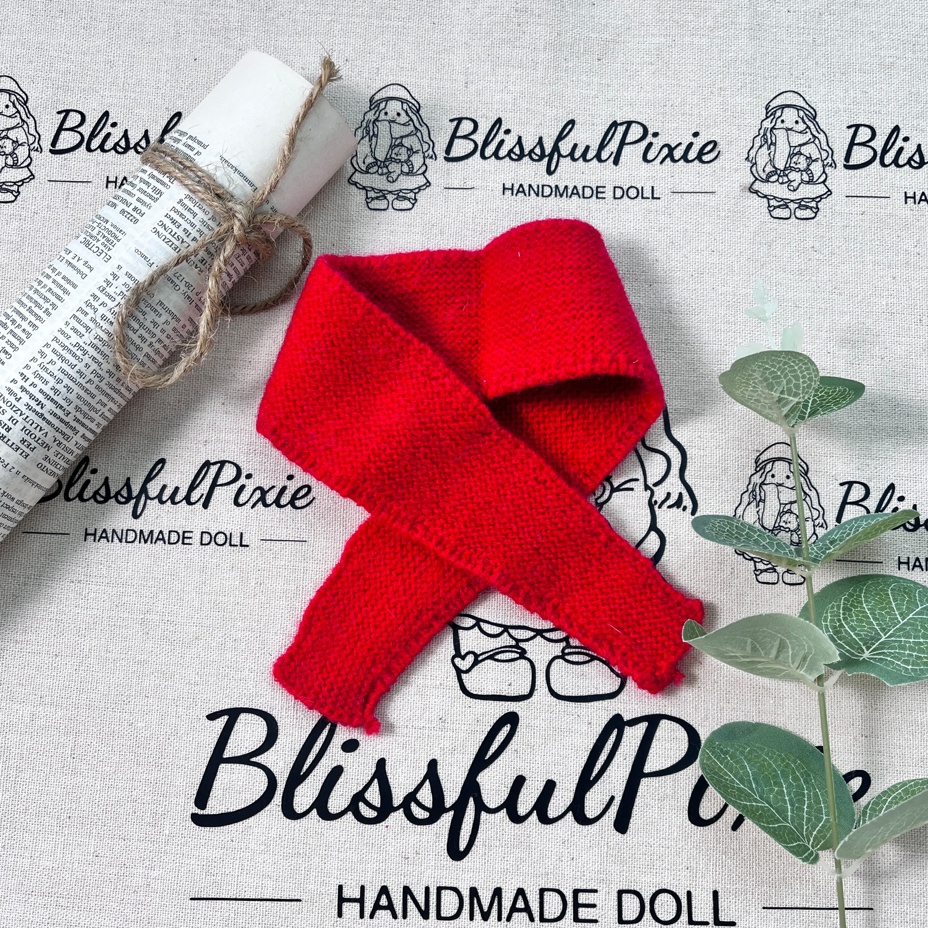 BlissfulPixie 12" Waldorf Handmade Doll Clothing Set Baby Girl Clothes Washable