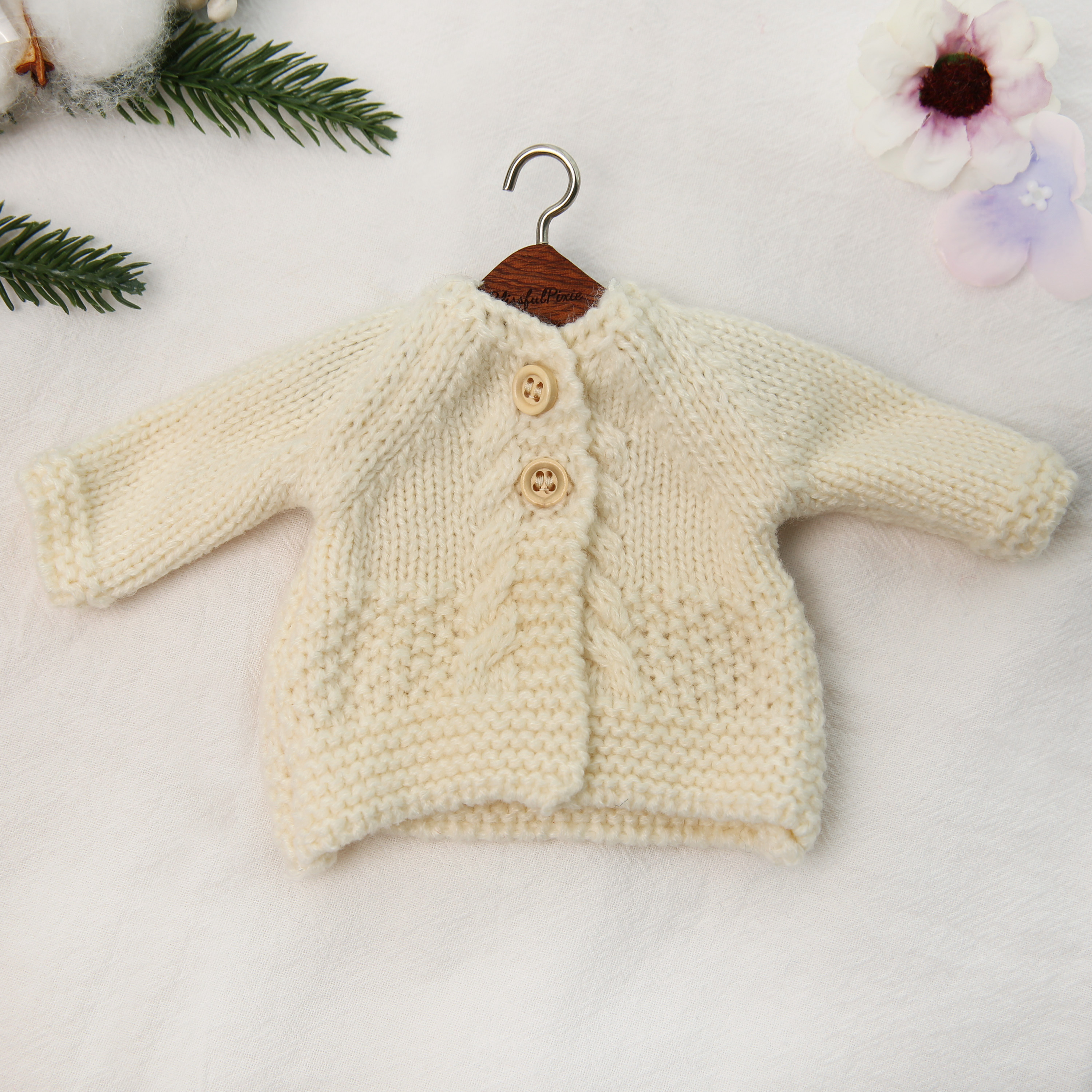 Waldorf 12 –Doll Clothes Set  –C Handmade Outfit with Beautiful Packaging