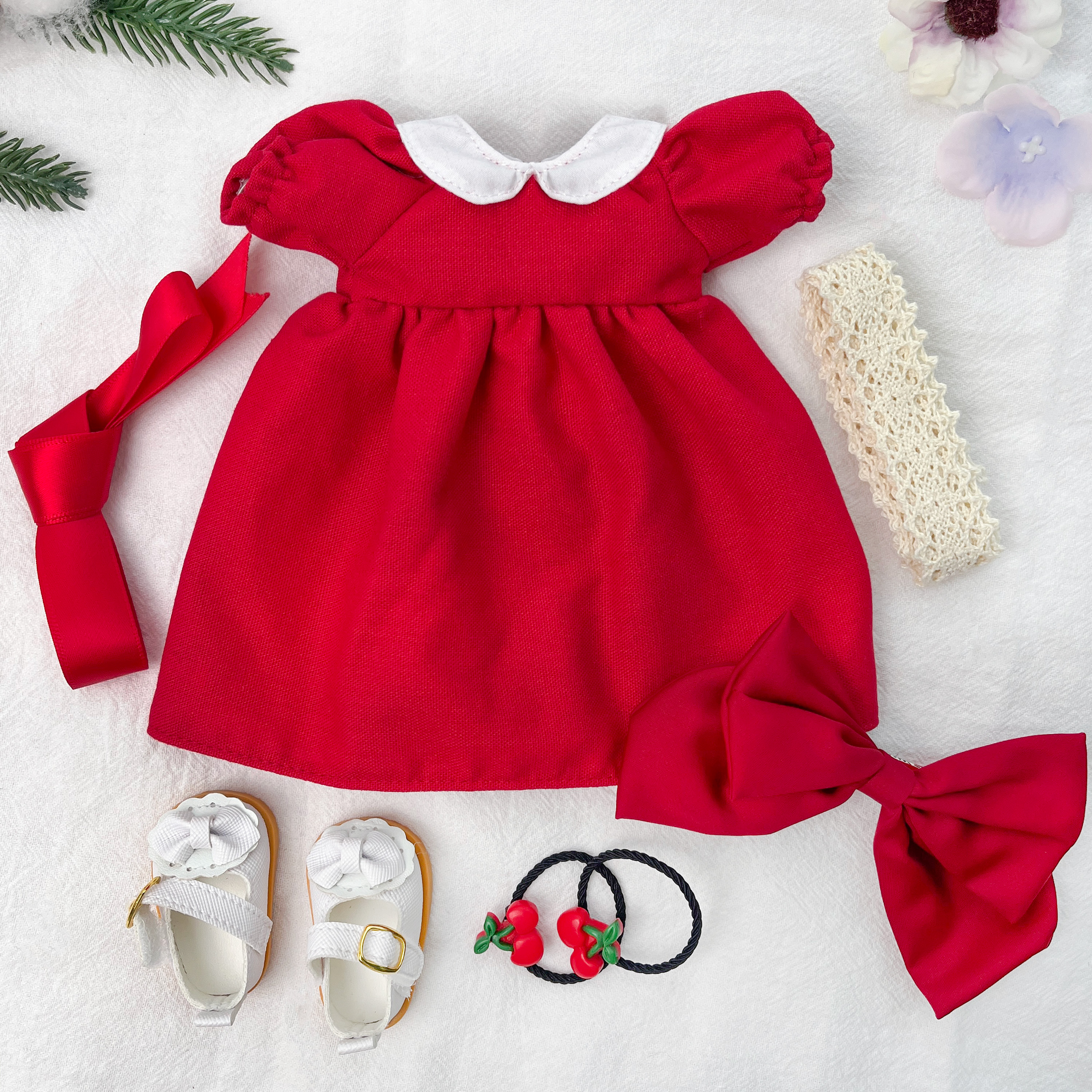 Charming Handmade Waldorf Doll Outfit-12 Inch Clothes with Gift Box