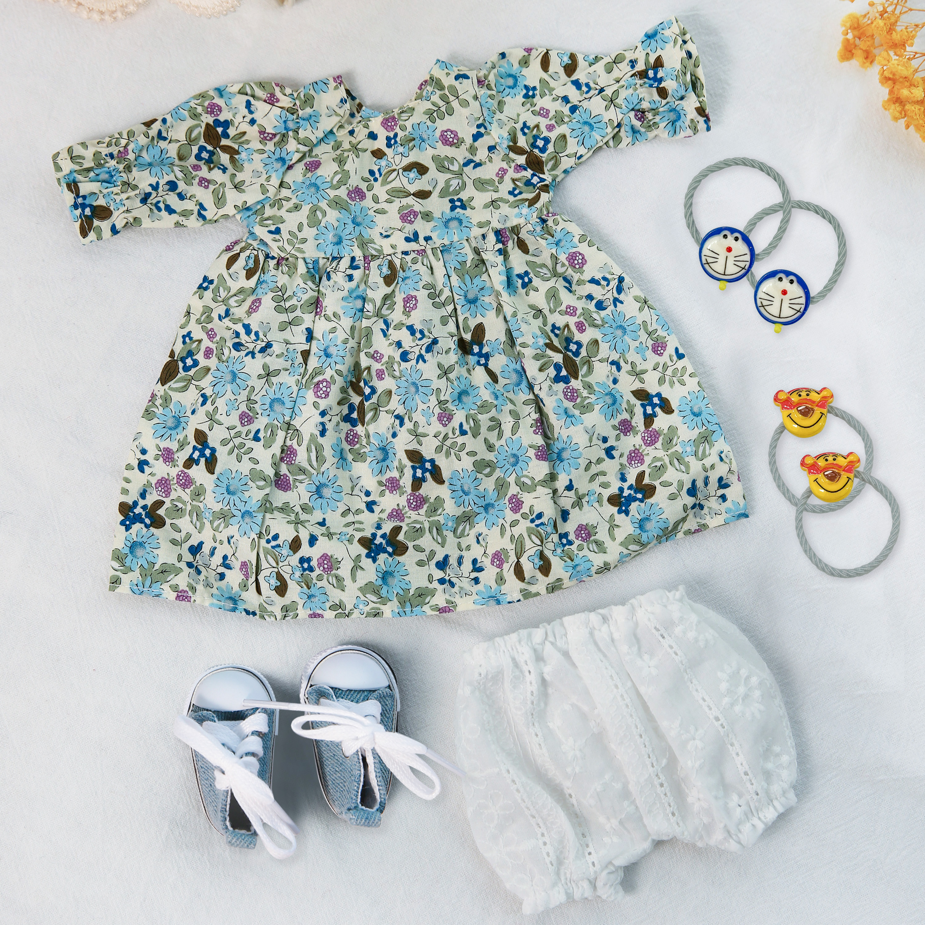 Handcrafted 12 Inch Waldorf Doll Clothes-Perfect Birthday Present for Girls