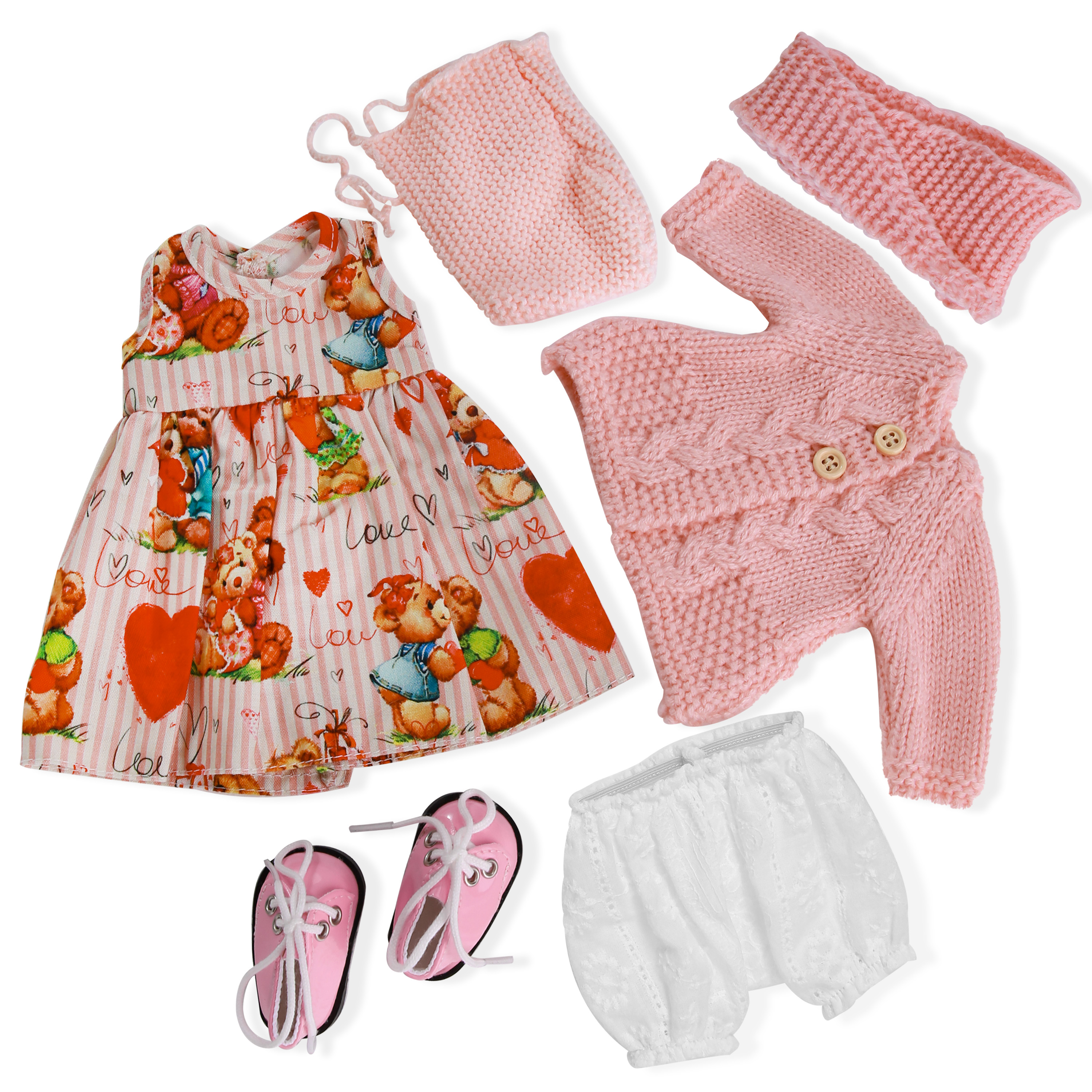 12 Inch Handmade Doll Clothes for Waldorf Dolls-Ideal Girls Gift