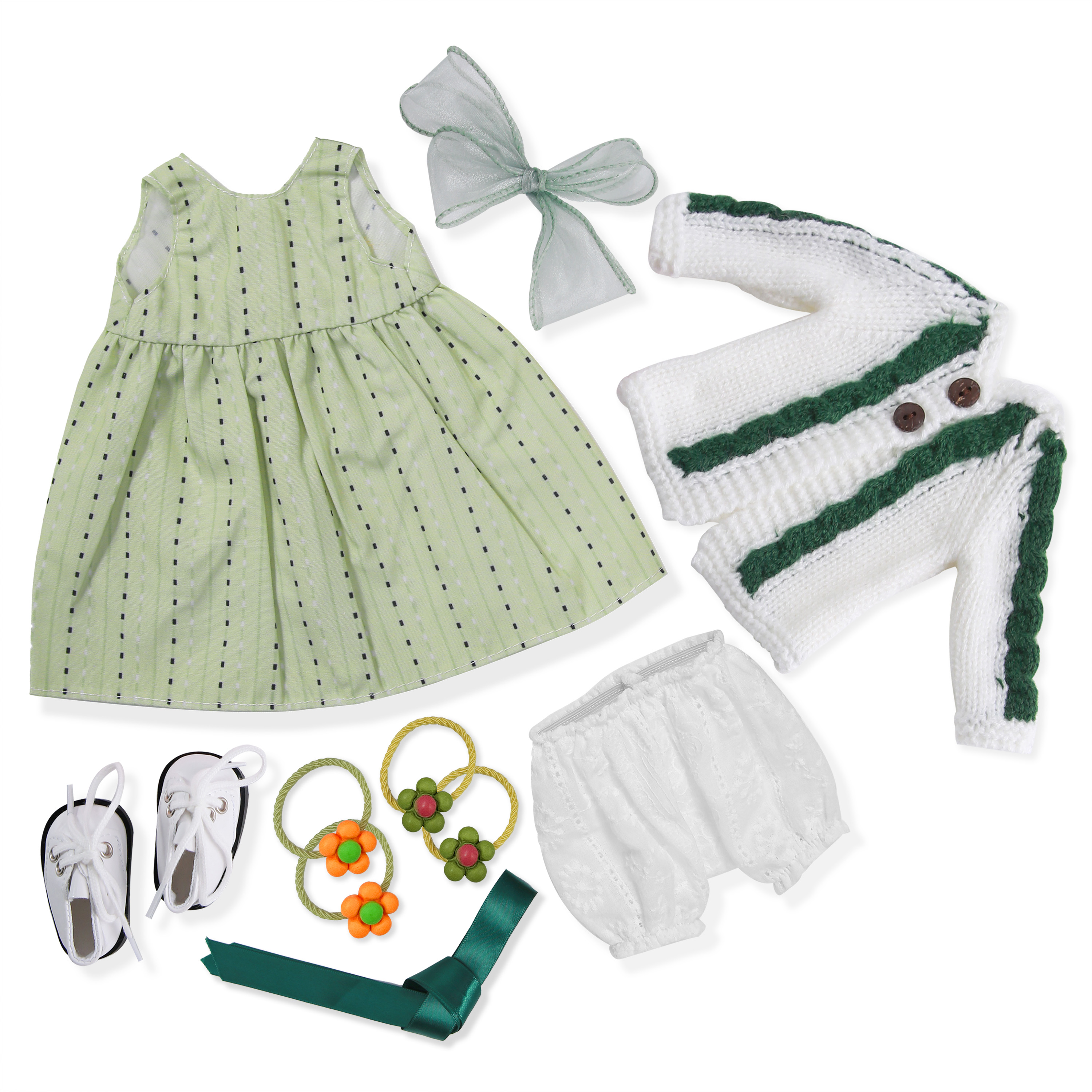Handmade Doll Clothing for 12 Inch Waldorf Dolls – Adorable Gift Box Included