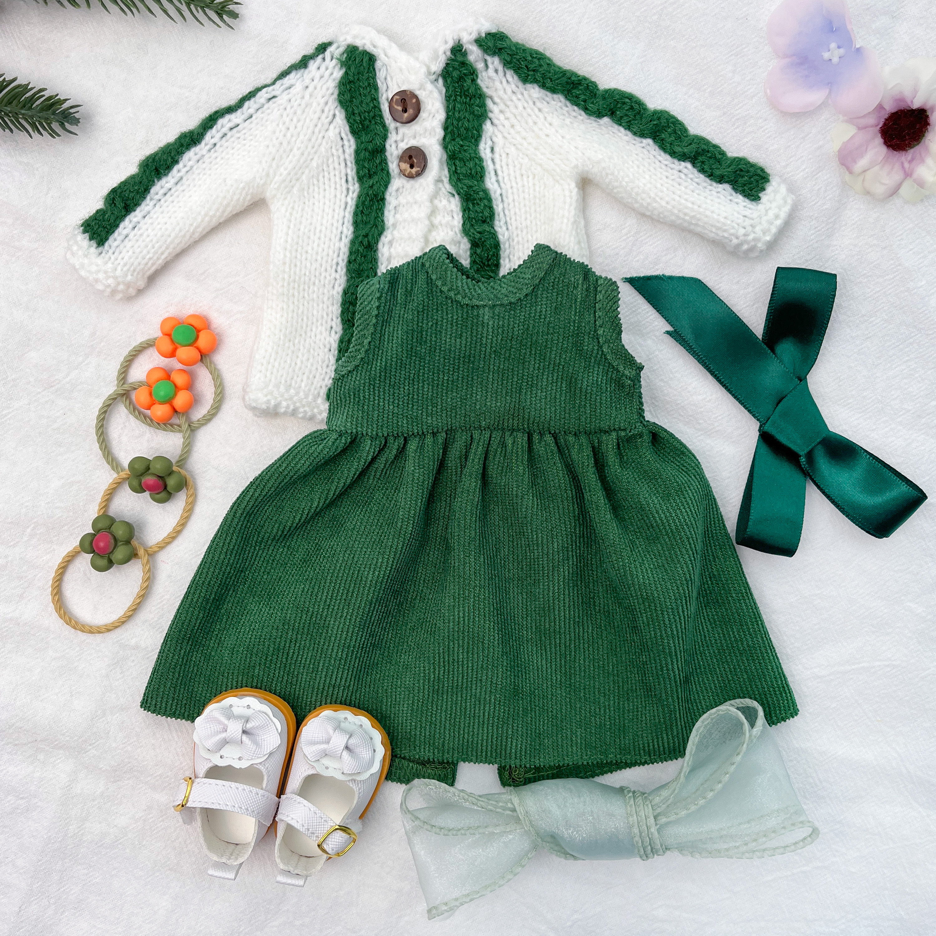 Handmade Doll Clothing for 12 Inch Waldorf Dolls – Adorable Gift Box Included