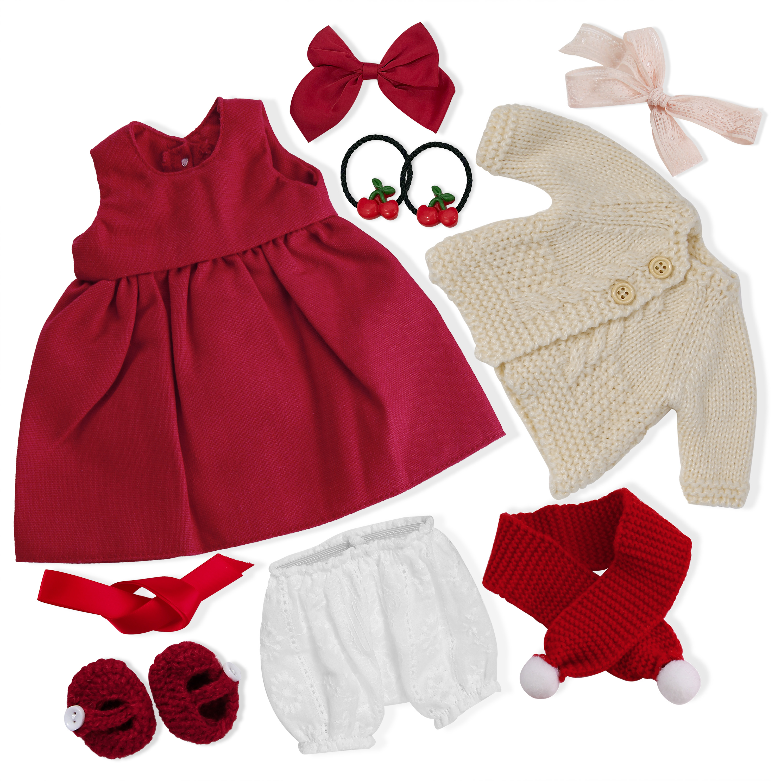 Unique Handmade Waldorf Doll Outfit-12 Inch Clothing Gift for Girls