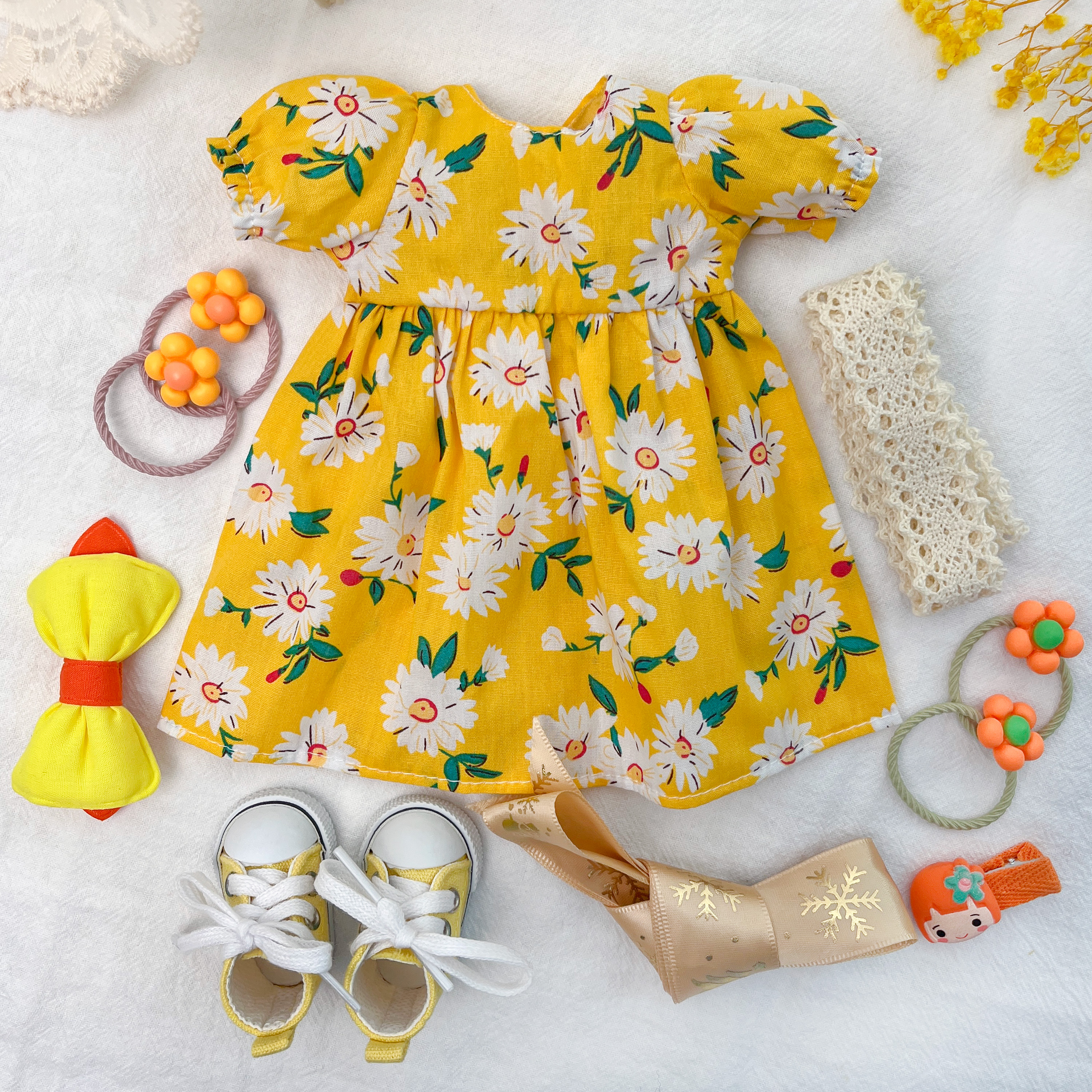 12 Inch Waldorf Doll Clothes  –Handmade Set in Elegant Gift Box