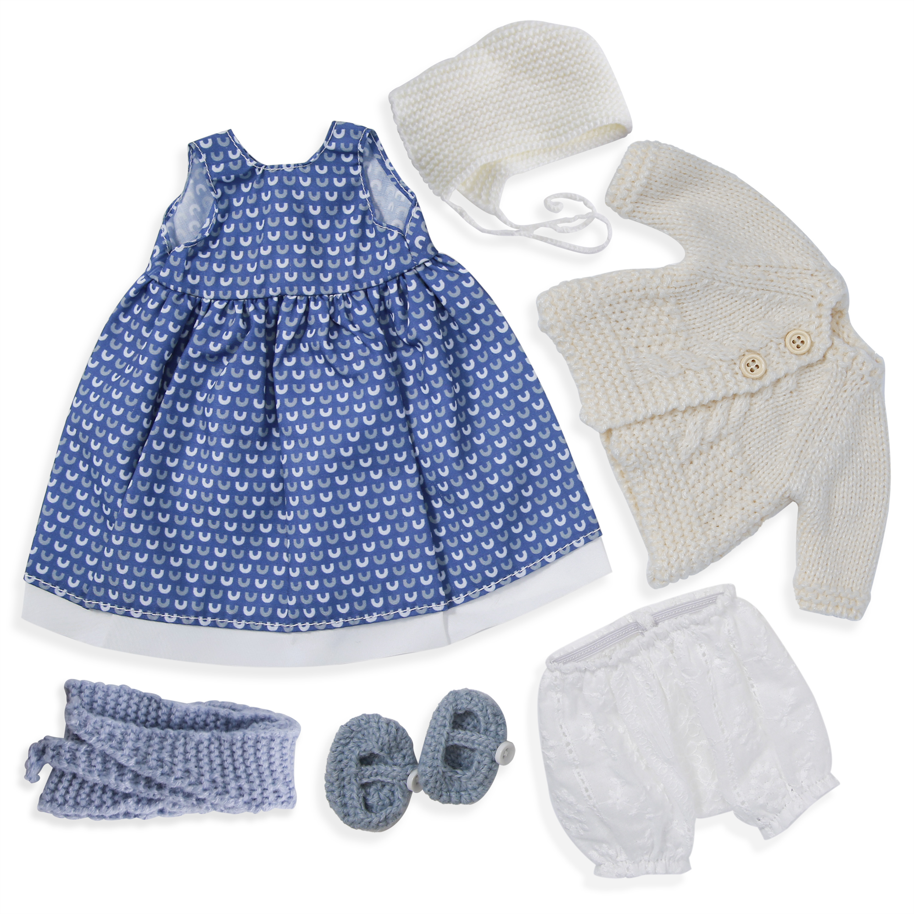 Cute Waldorf Doll Clothes – Handmade Outfits for 12'' Dolls