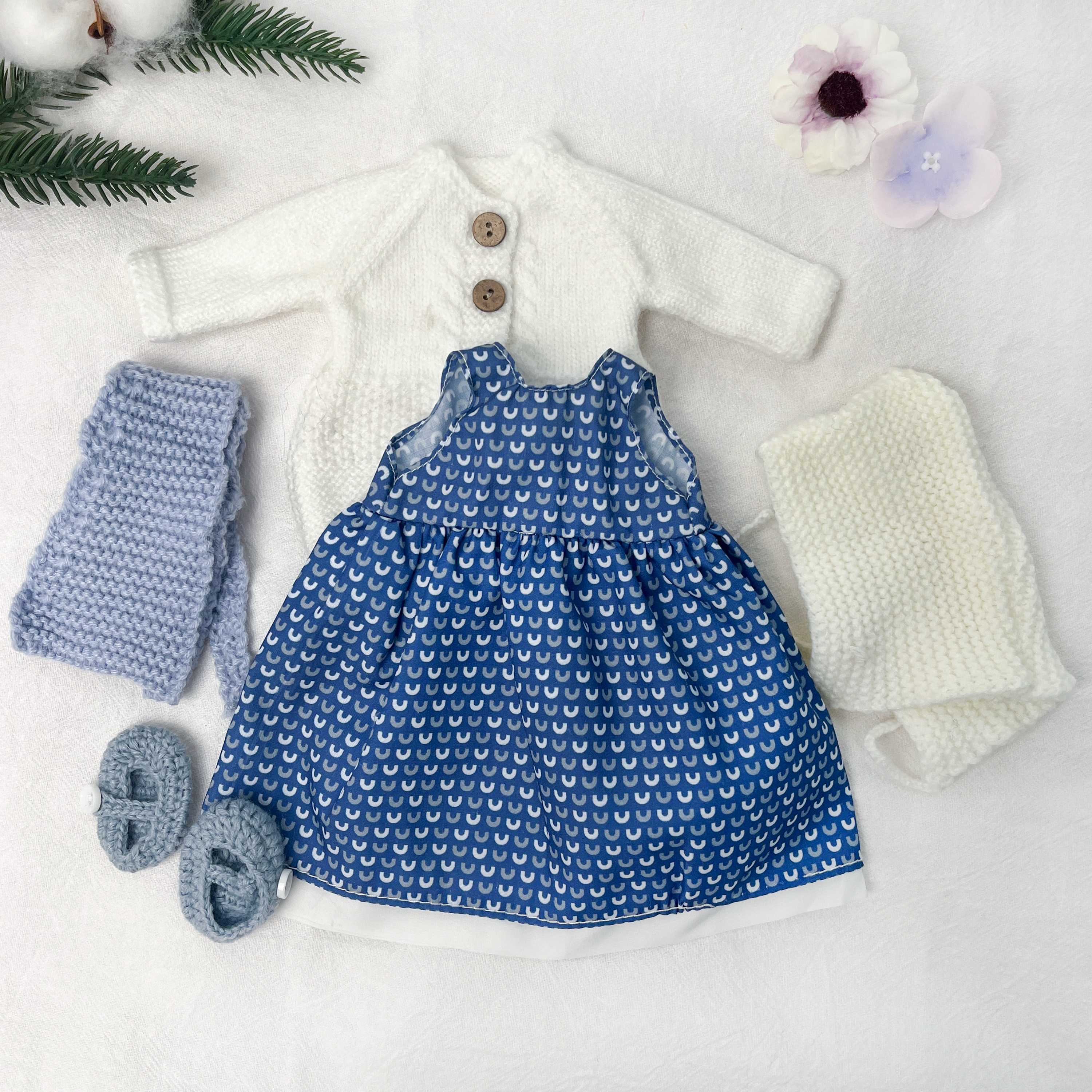 Cute Waldorf Doll Clothes – Handmade Outfits for 12'' Dolls