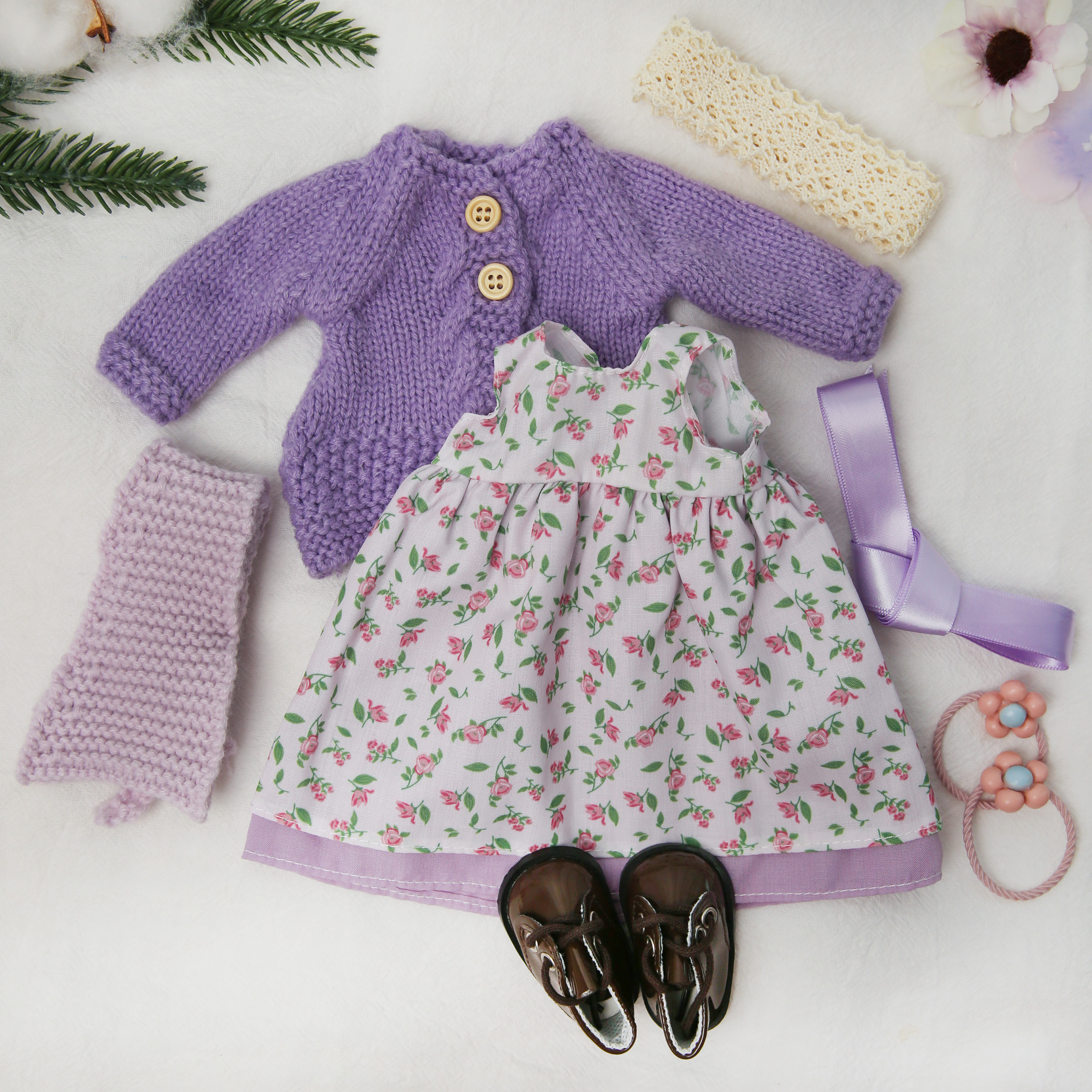 Unique Handmade Clothes for Waldorf Dolls – 12 Inch Size