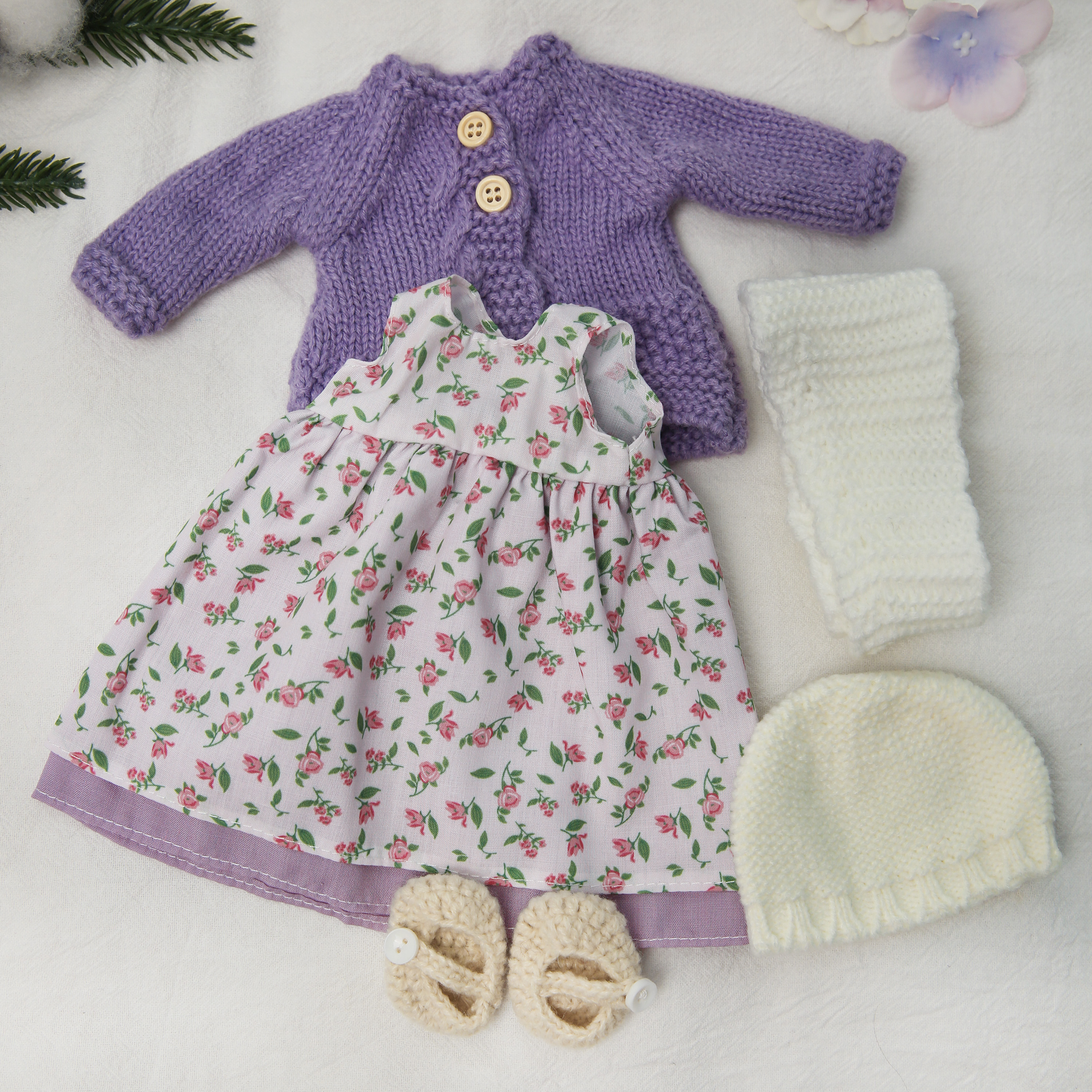 Waldorf Doll 12'' Clothing Best Handmade Birthday Gift