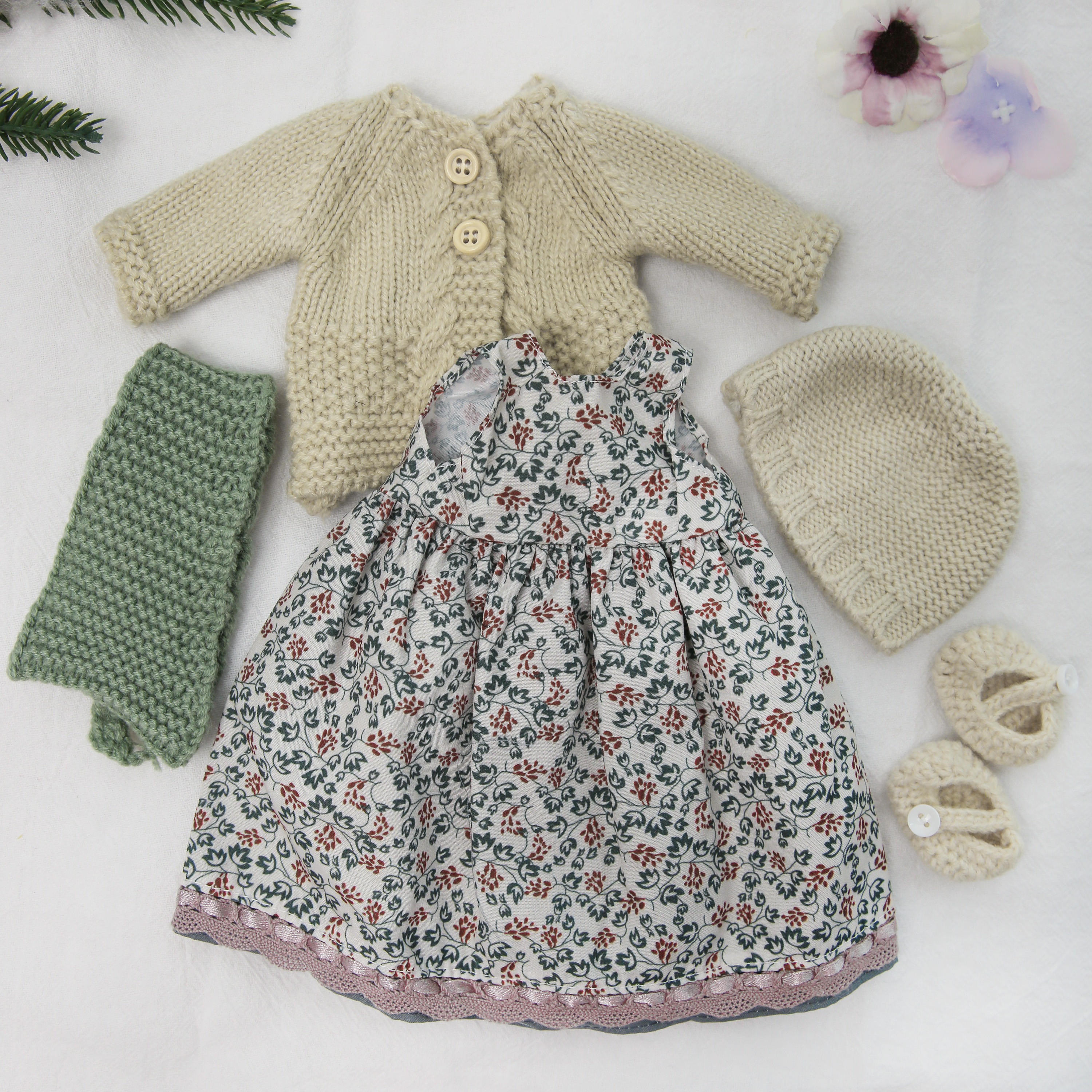 Handmade 12 Inch Waldorf Doll Dresses – Cute Gift for Girls