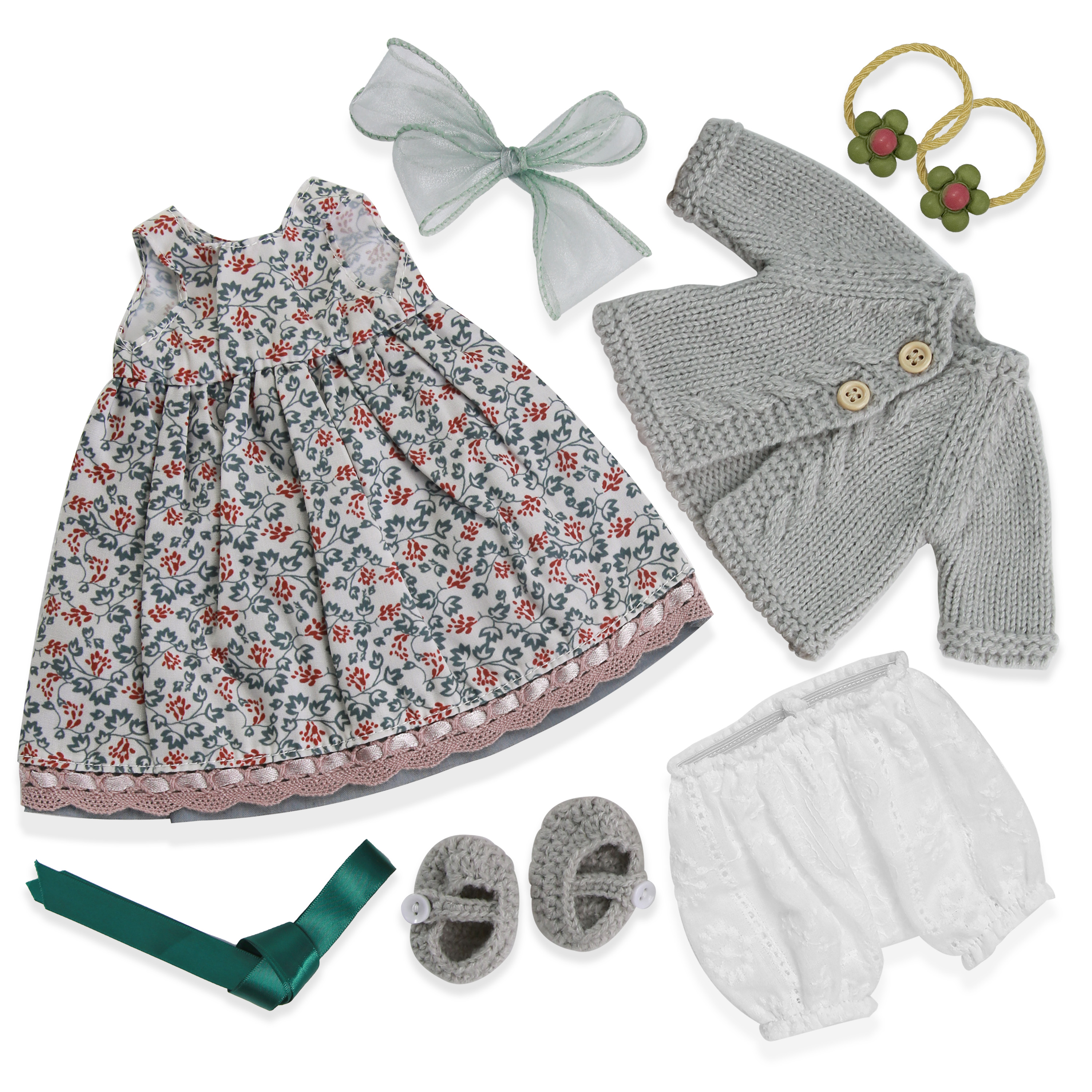 Soft and Cute Handmade Clothes for 12” Waldorf Dolls