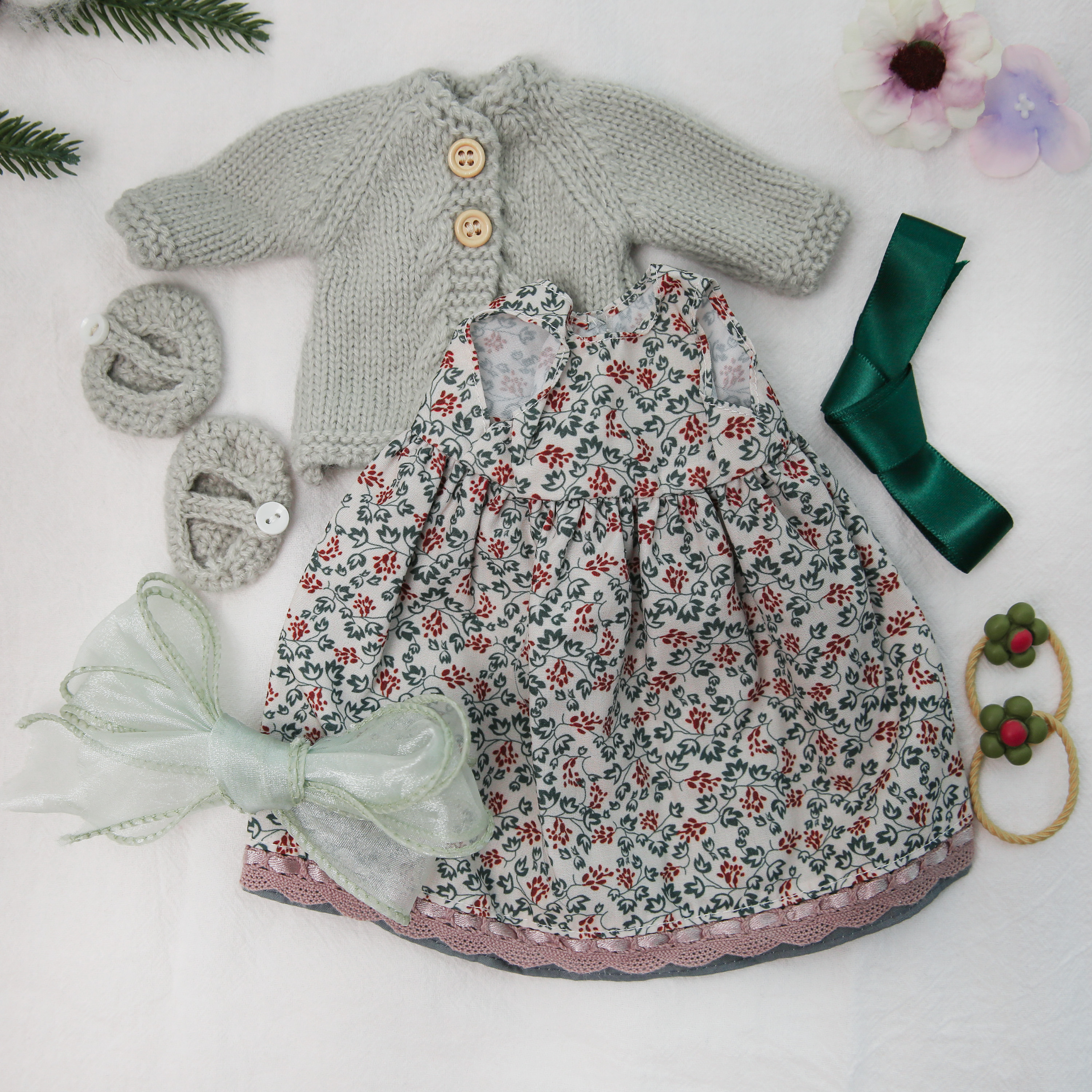 Soft and Cute Handmade Clothes for 12” Waldorf Dolls