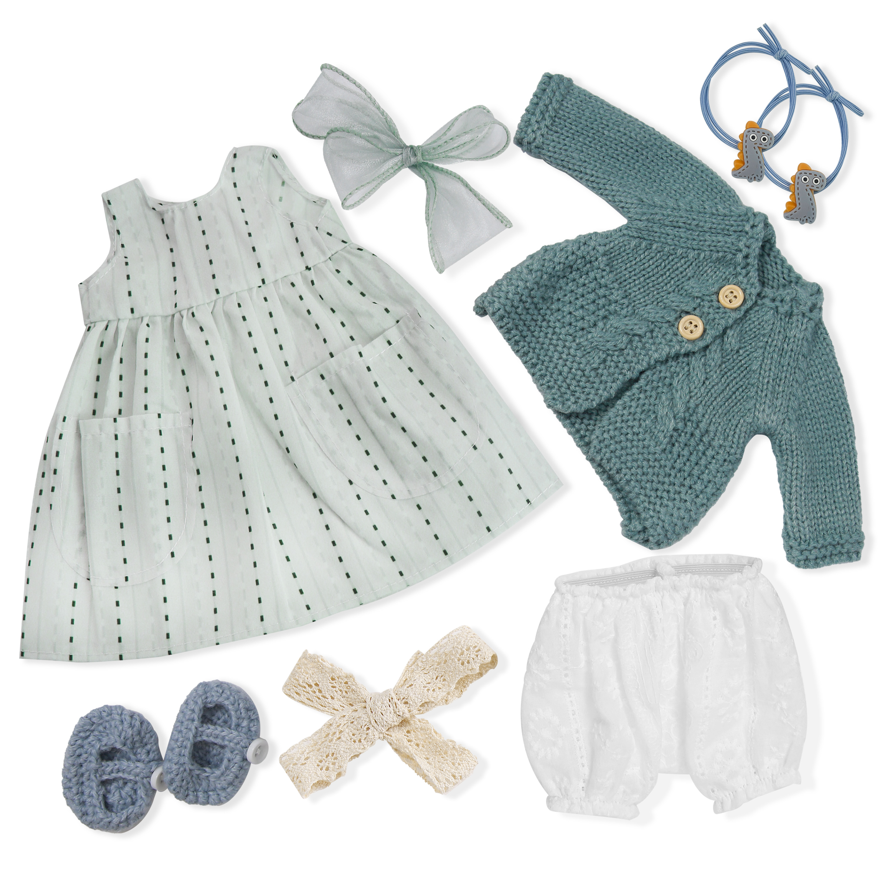 Adorable Handmade Doll Clothes – Fit 12 Inch Waldorf Dolls