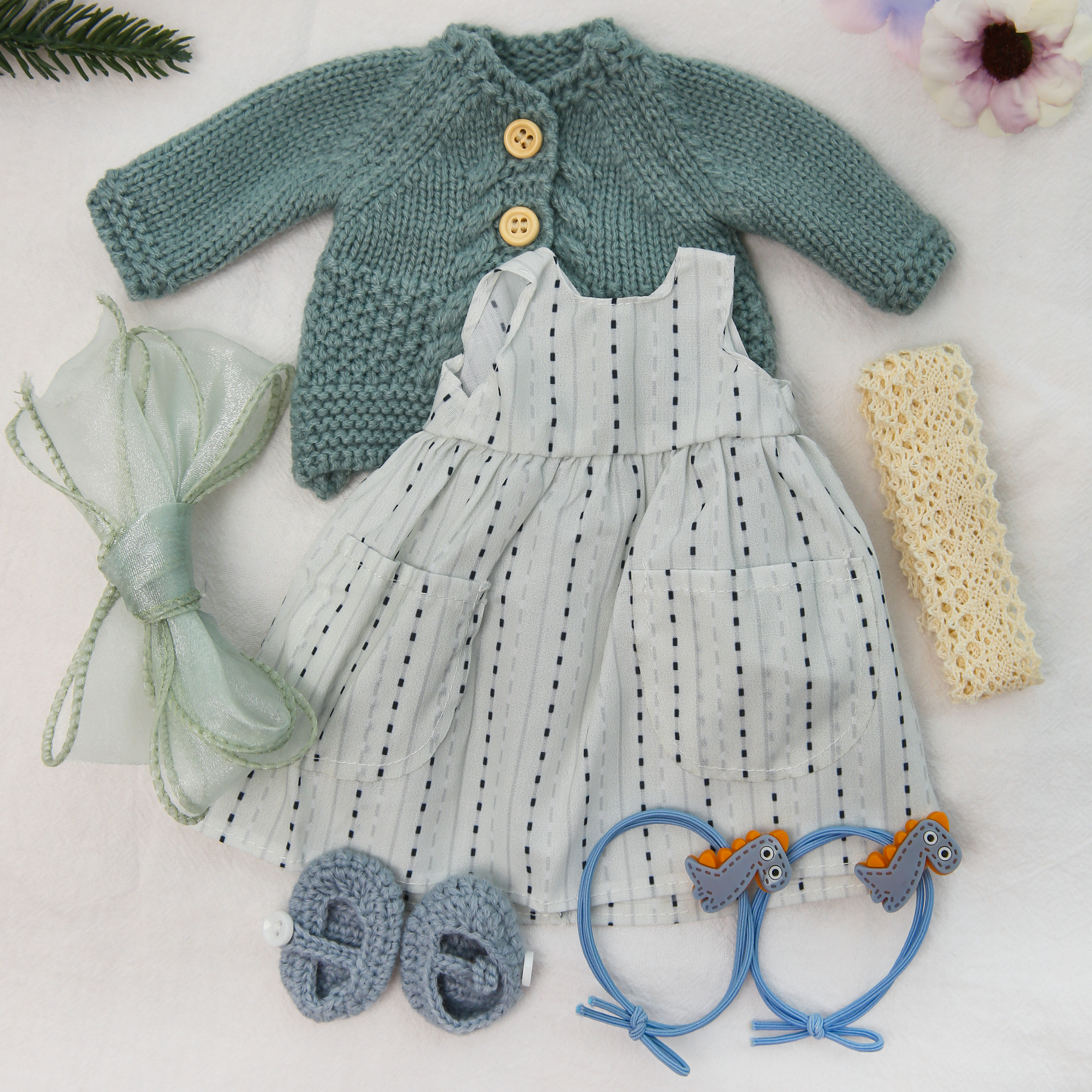 Adorable Handmade Doll Clothes – Fit 12 Inch Waldorf Dolls