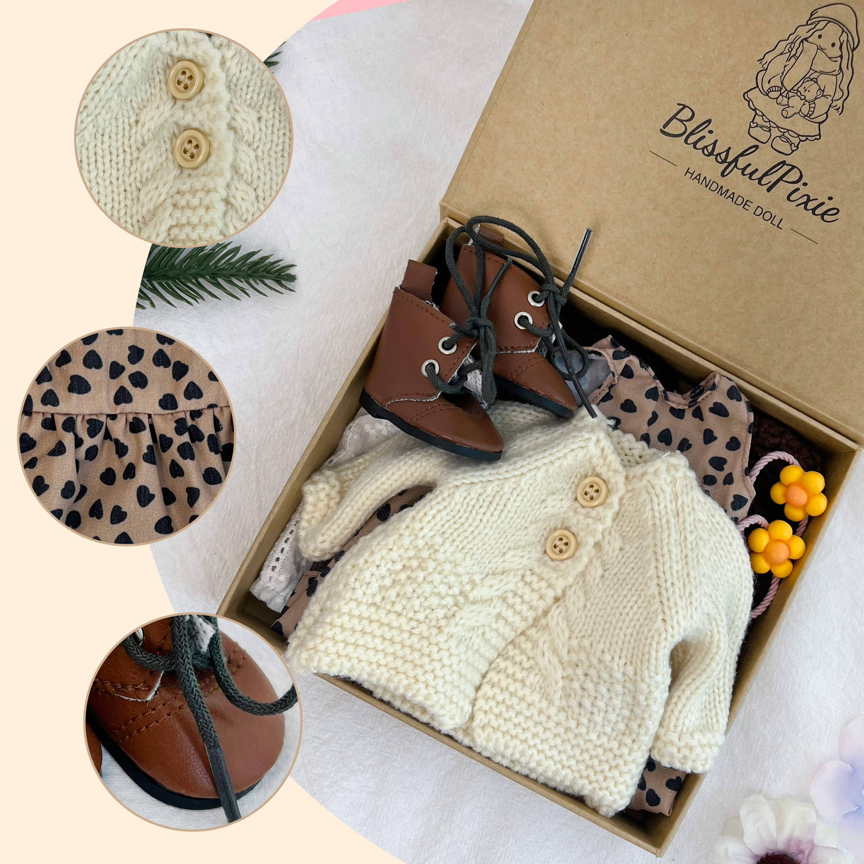 Handcrafted Clothes for Waldorf Dolls – 12 Inch Size