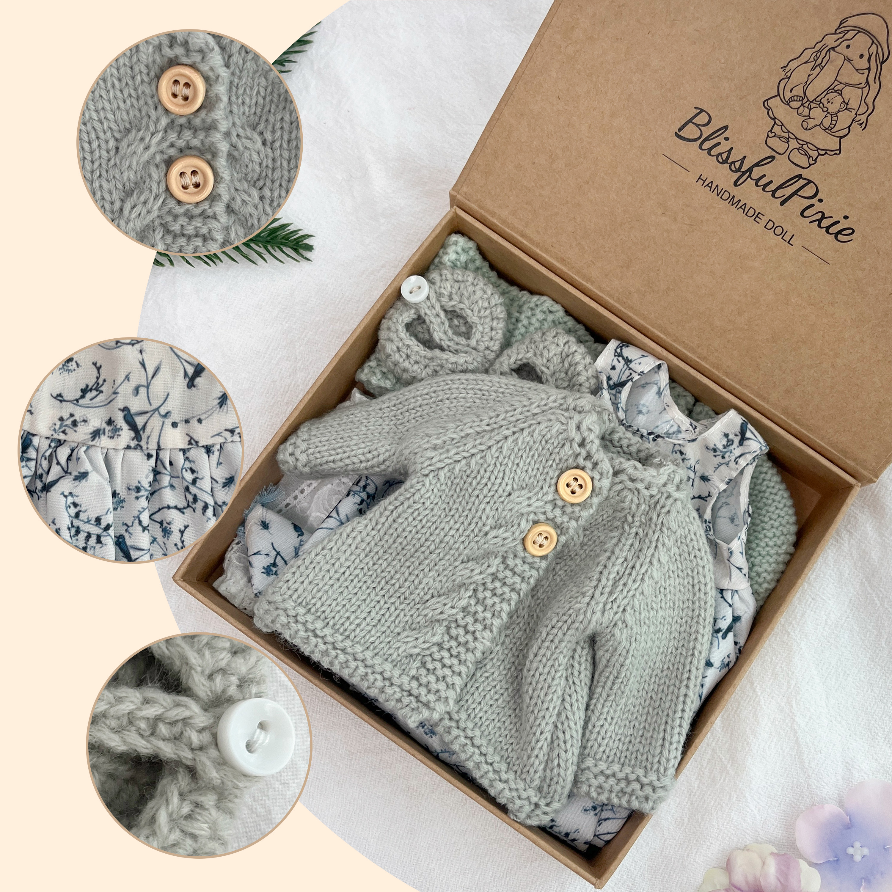 Handcrafted Clothes for Waldorf Dolls – 12 Inch Size