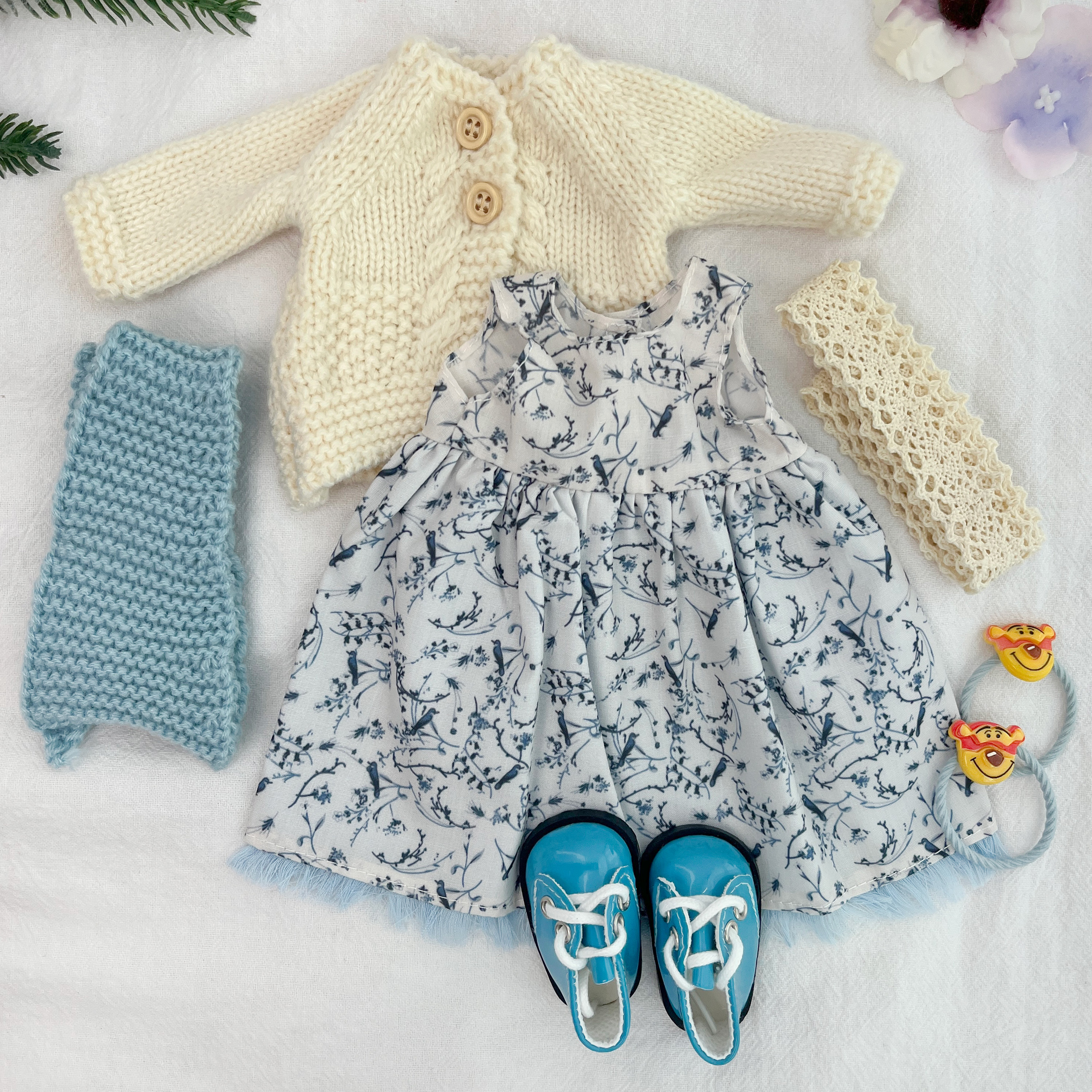 Custom Handmade Clothes for 12” Waldorf Dolls – Birthday Gift