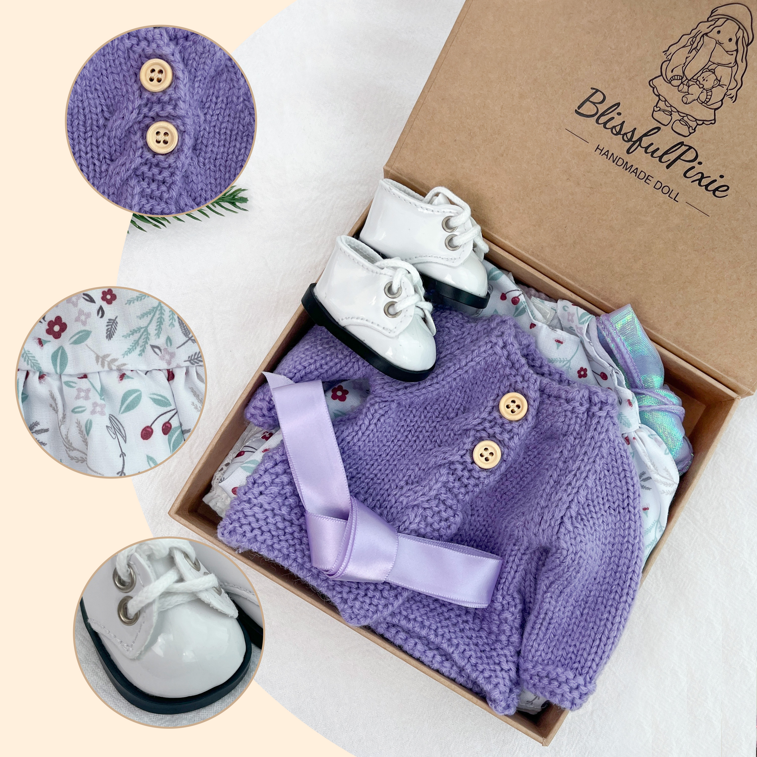 Birthday Gift Ideas – Handmade 12 Inch Waldorf Doll Outfits