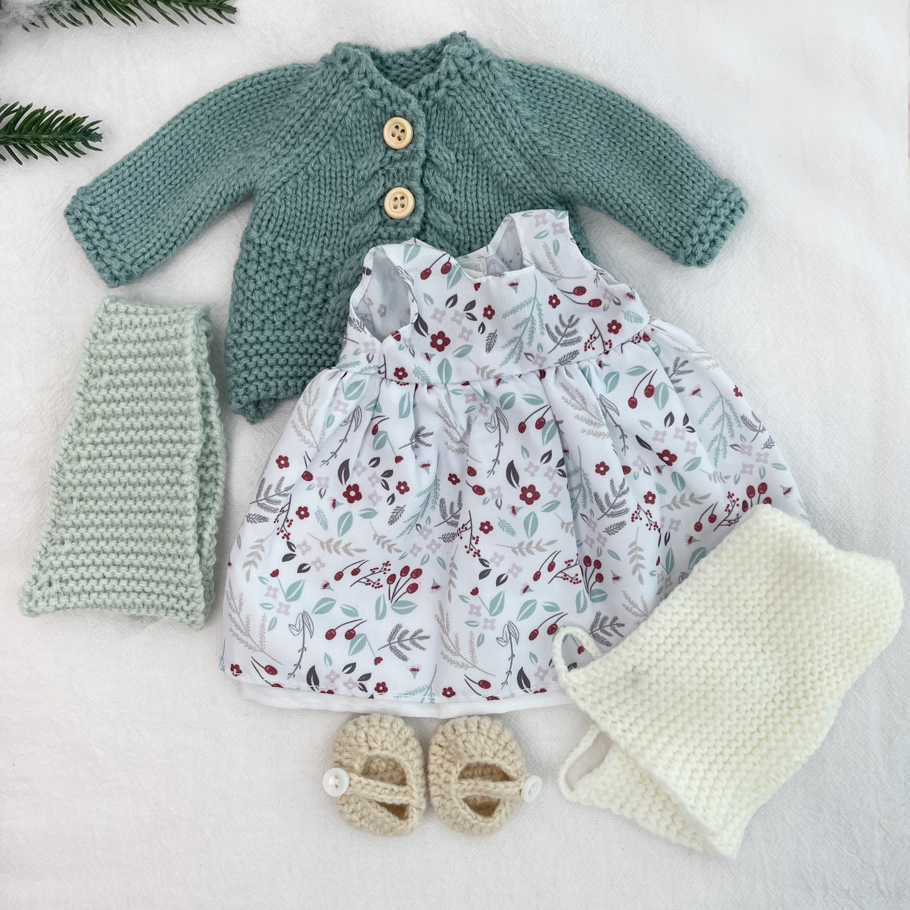 Lovely Handmade Clothes for 12” Waldorf Dolls – Great for Gifting